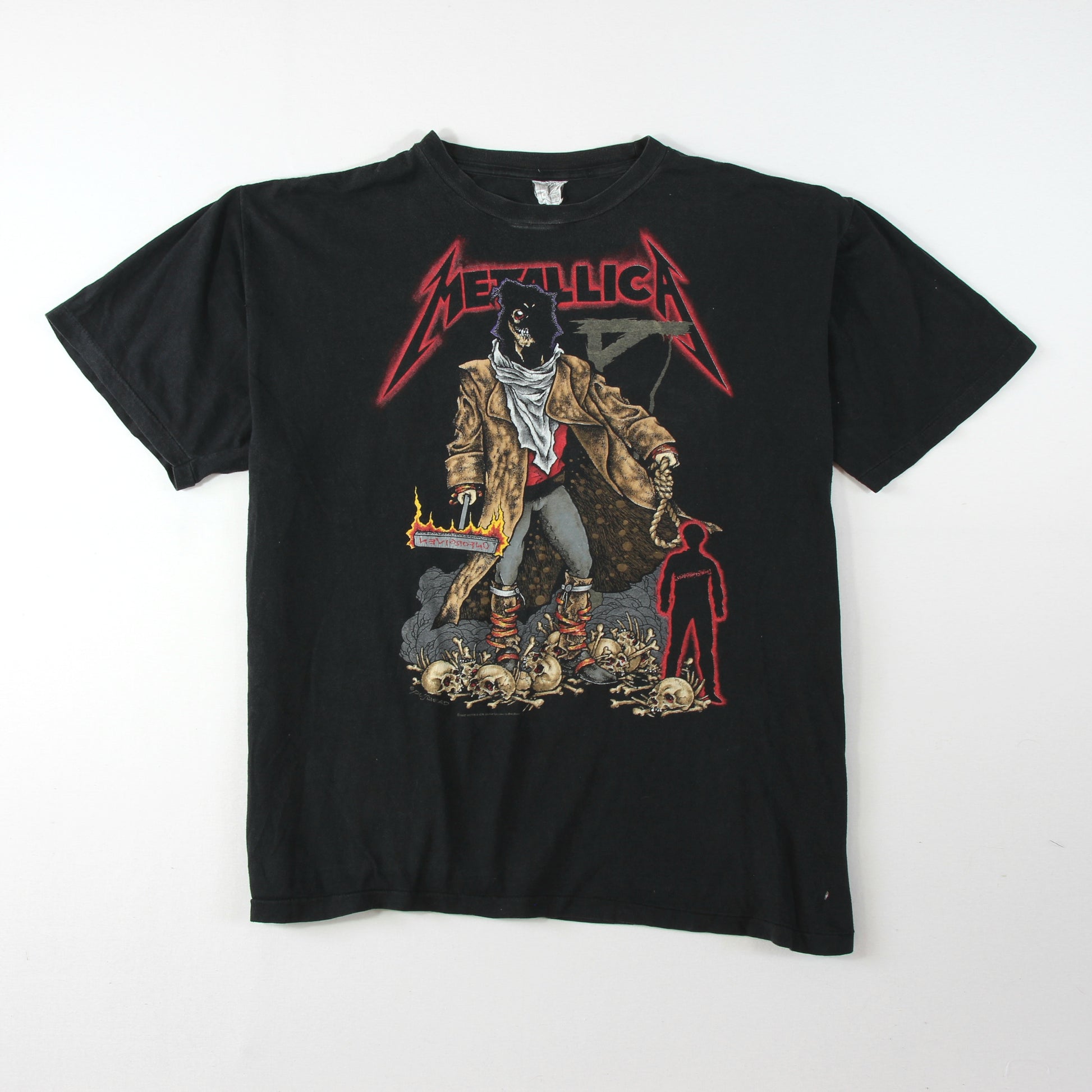 Metallica - Dub The Unforgiven 1992 Vintage Band Shirt - XL