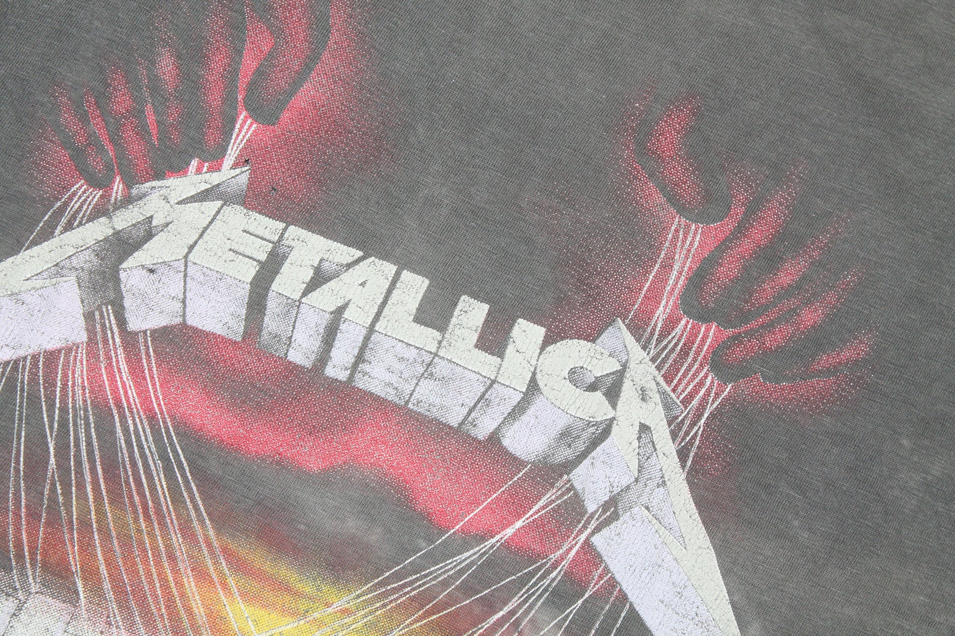 metallica master of puppets 1987 shirt xl