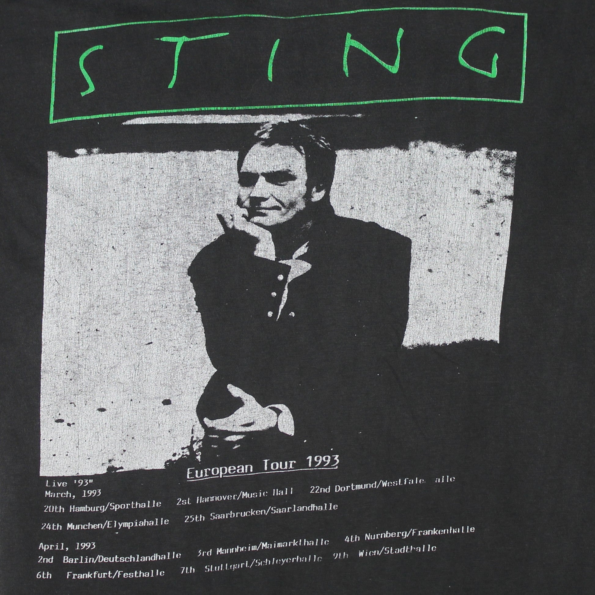 sting ten summoners tales 1993 vintage shirt xl