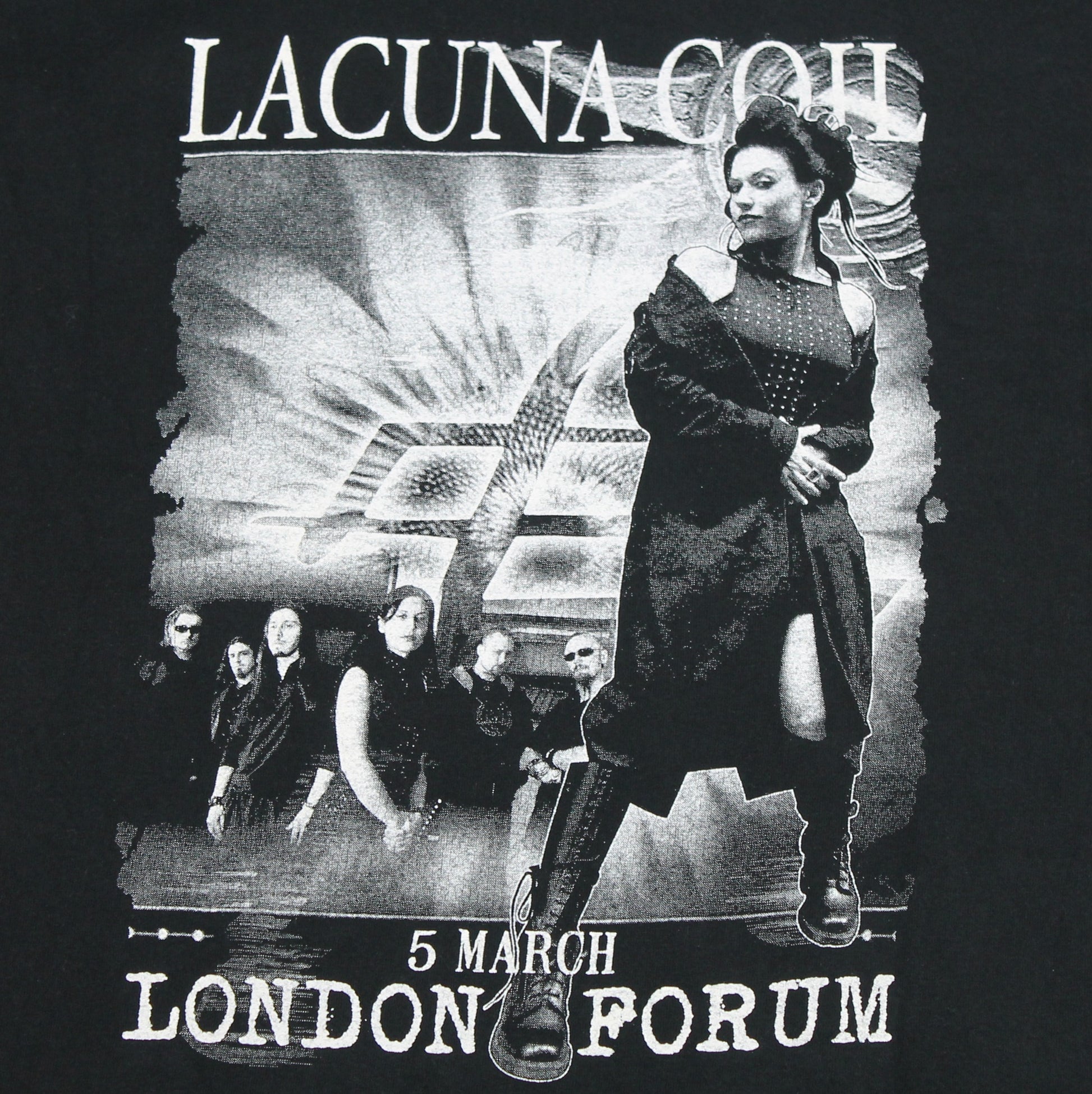 lacuna coil london forum 2006 shirt xl