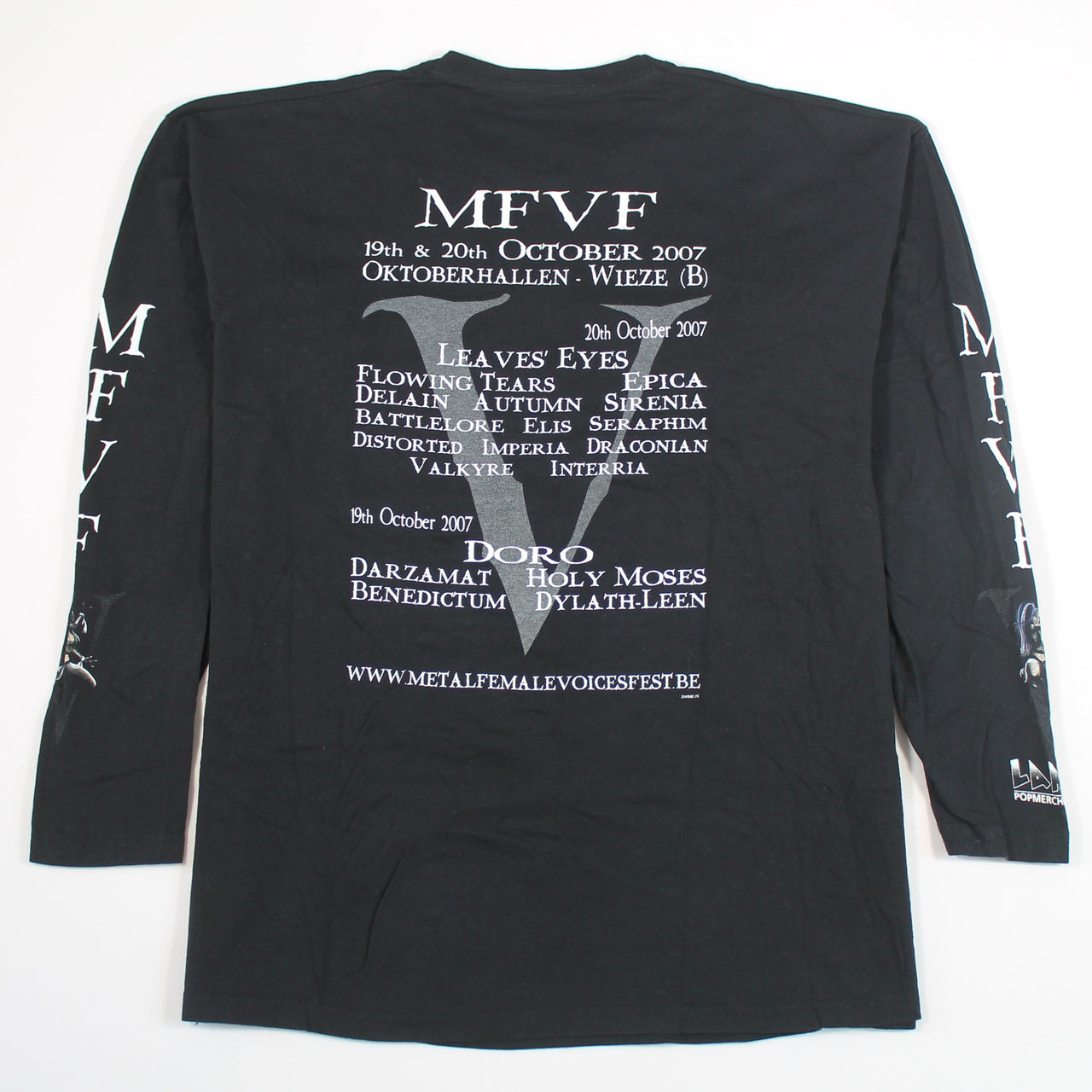 metal female voices fest 2007 longsleeve xl