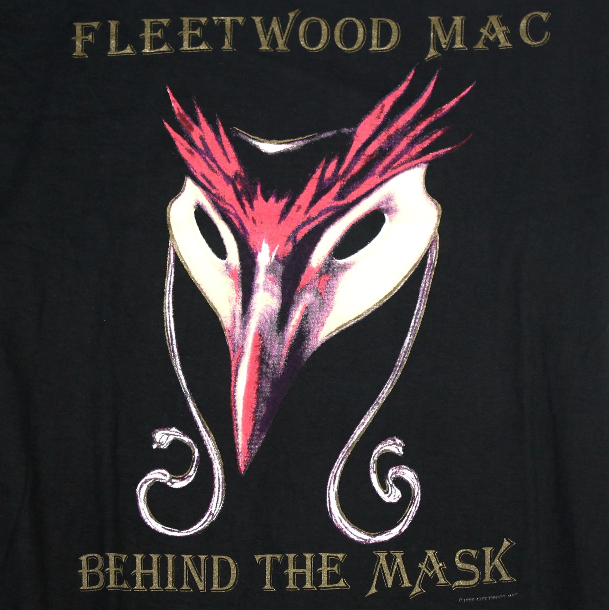 fleetwood mac behind the mask 1990 vintage shirt l