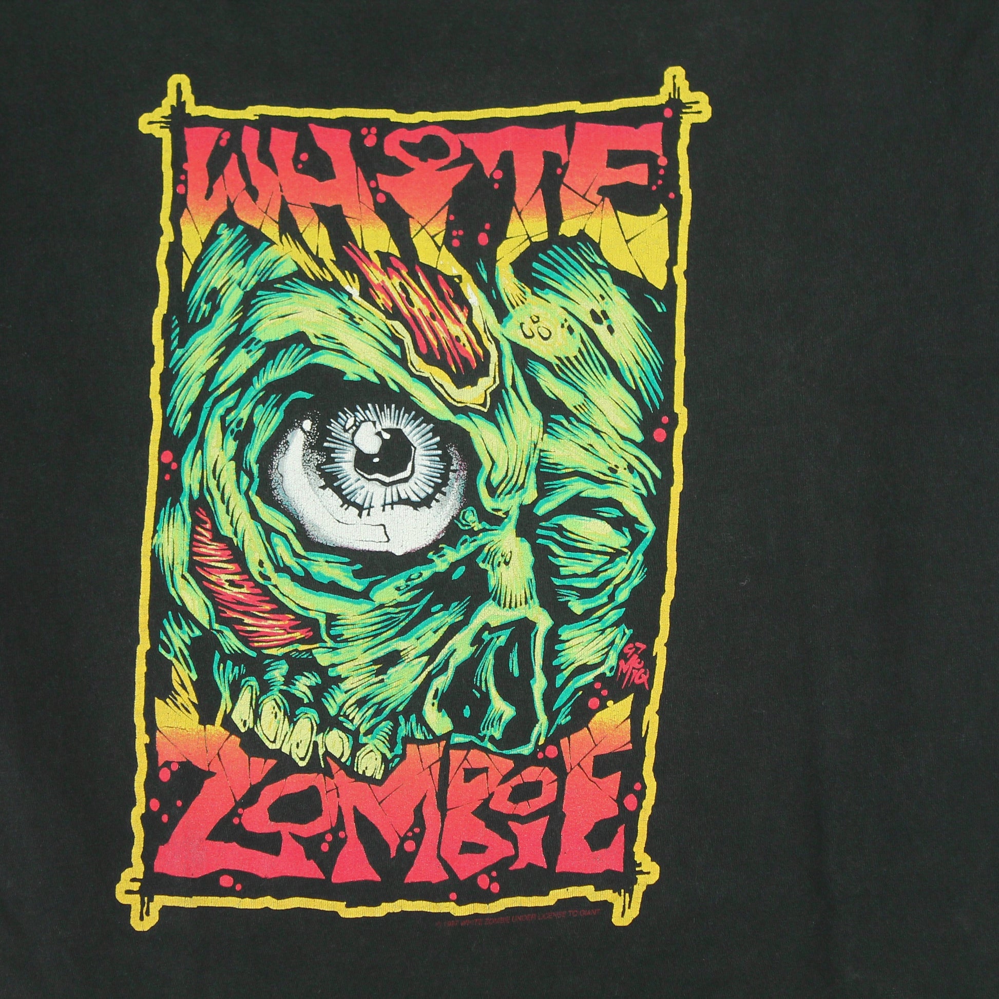 white zombie 1997 vintage shirt l