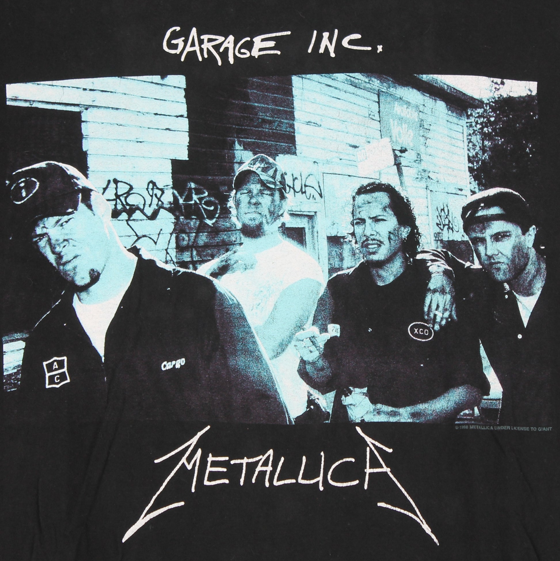 metallica garage inc 1998 shirt l