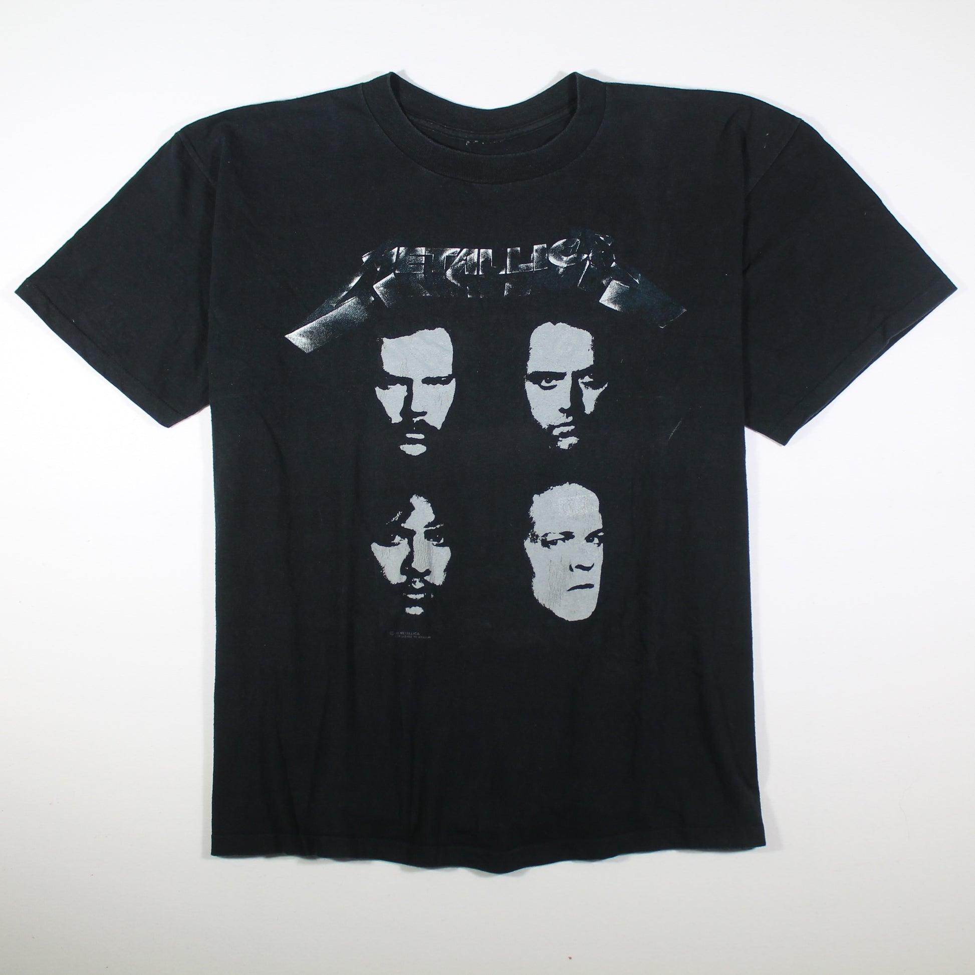 metallica black album us tour 1991 shirt xl