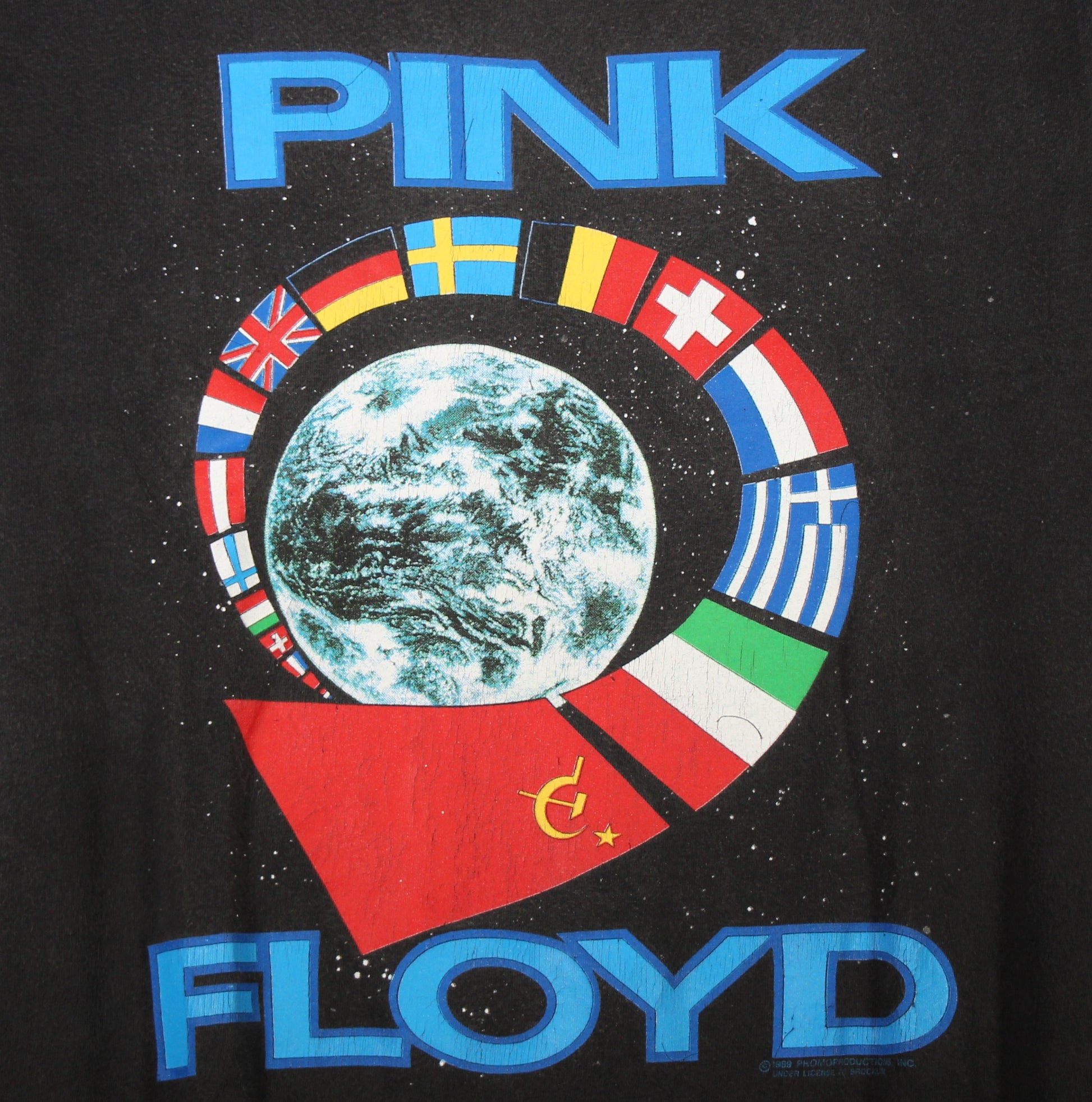 pink floyd world tour 1989 shirt m