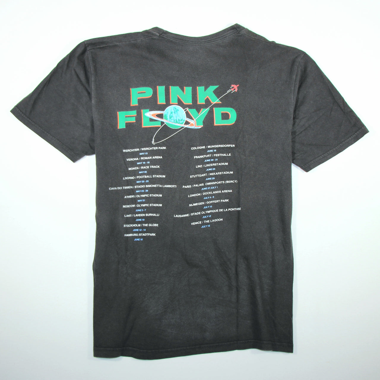 pink floyd world tour 1989 shirt m