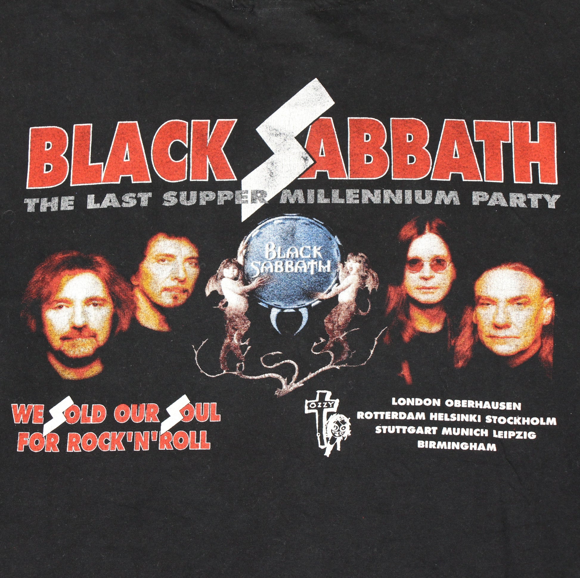 black sabbath the last supper 1998 shirt xl