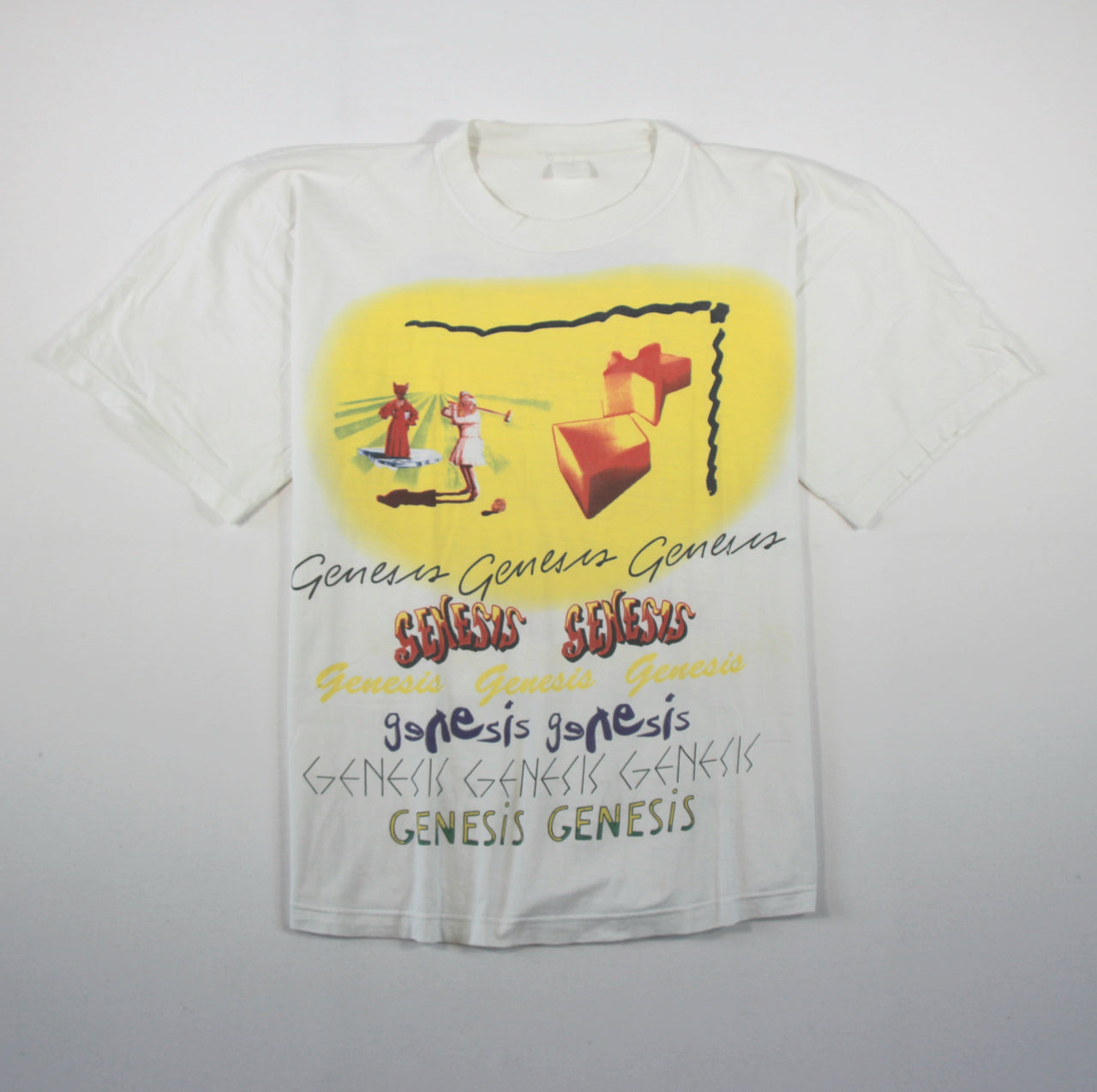 genesis tour 1992 shirt l