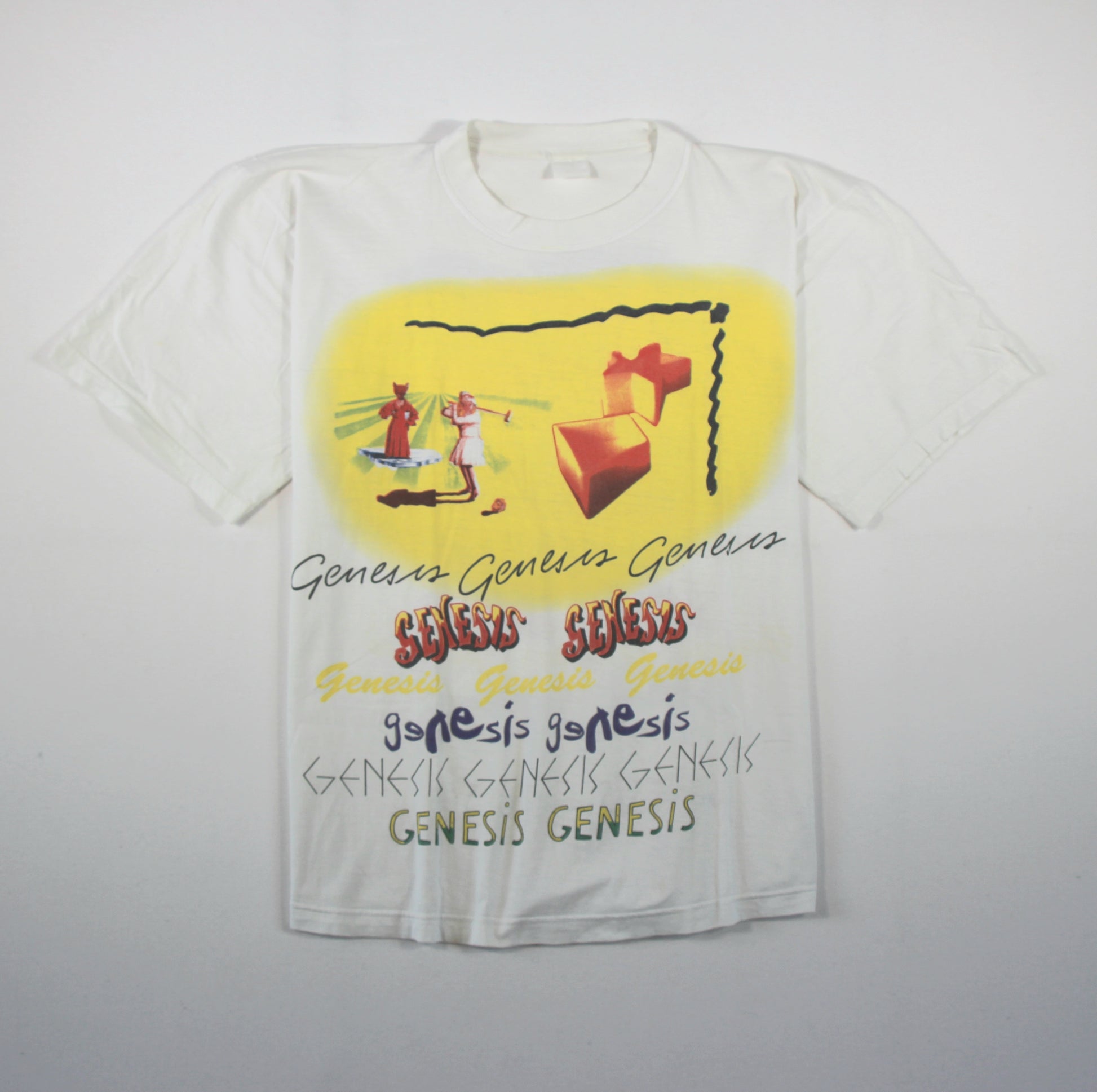 genesis tour 1992 shirt l