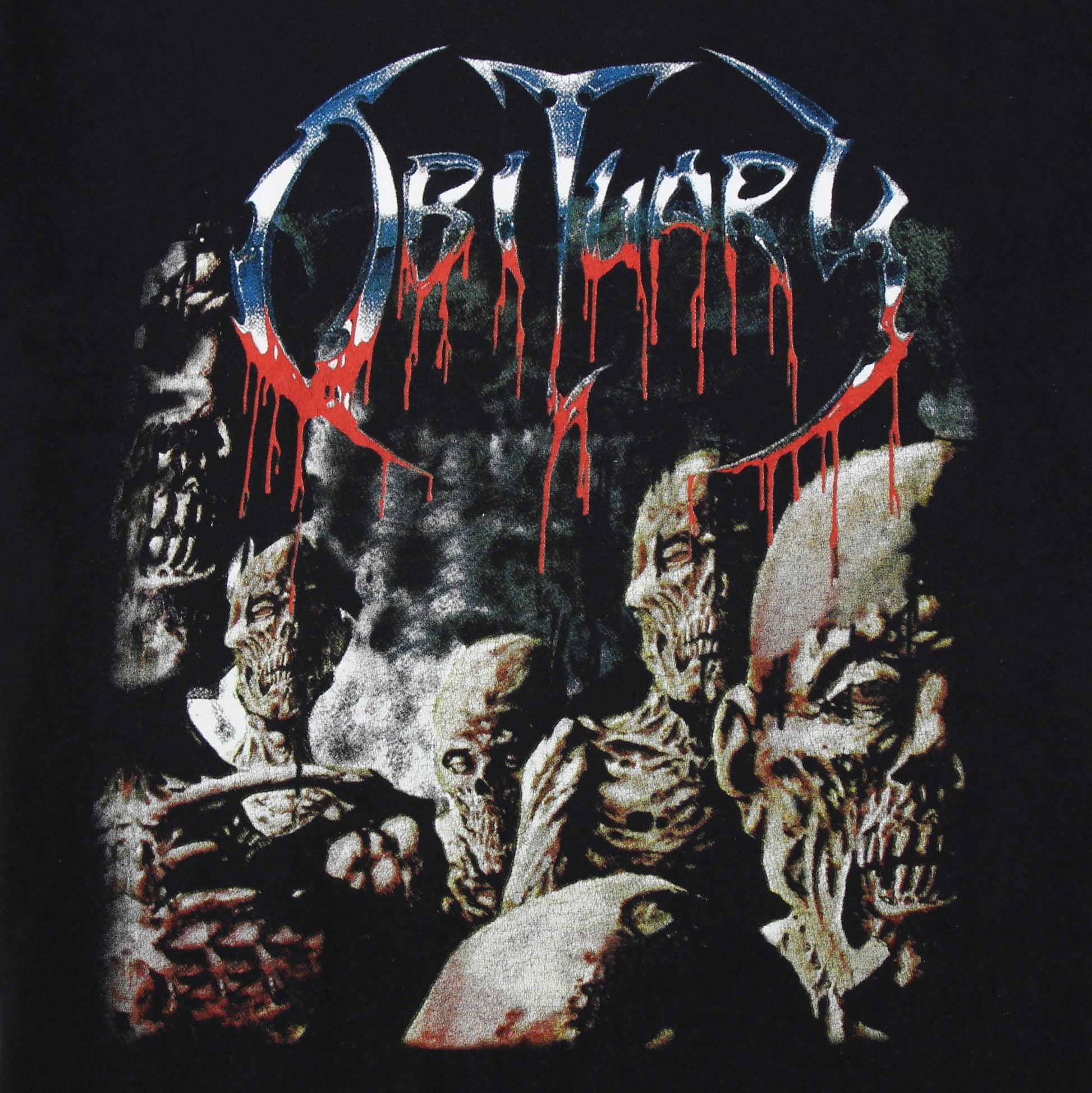 obituary back from the dead 1990s vintage shirt l