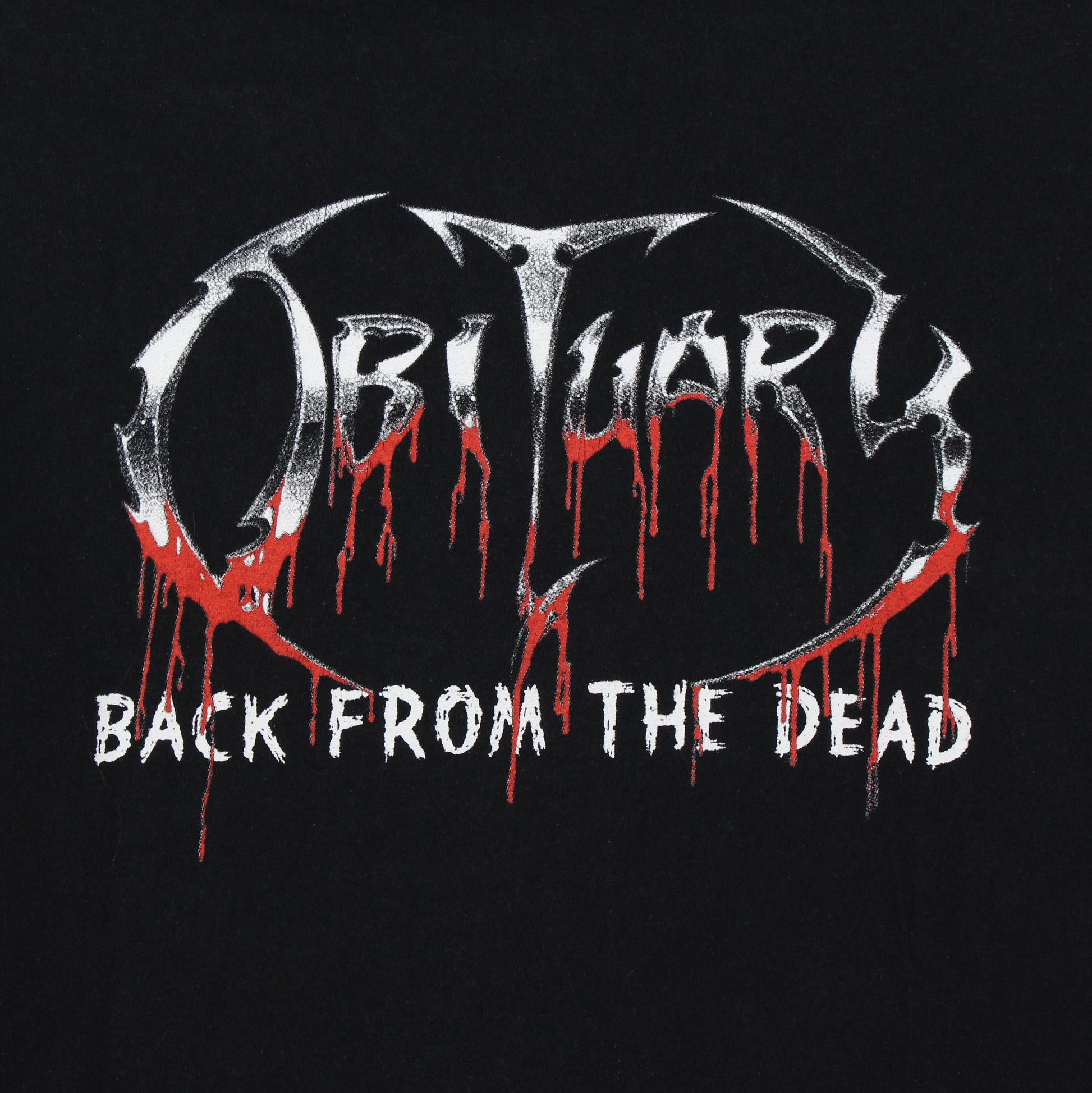 obituary back from the dead 1990s vintage shirt l