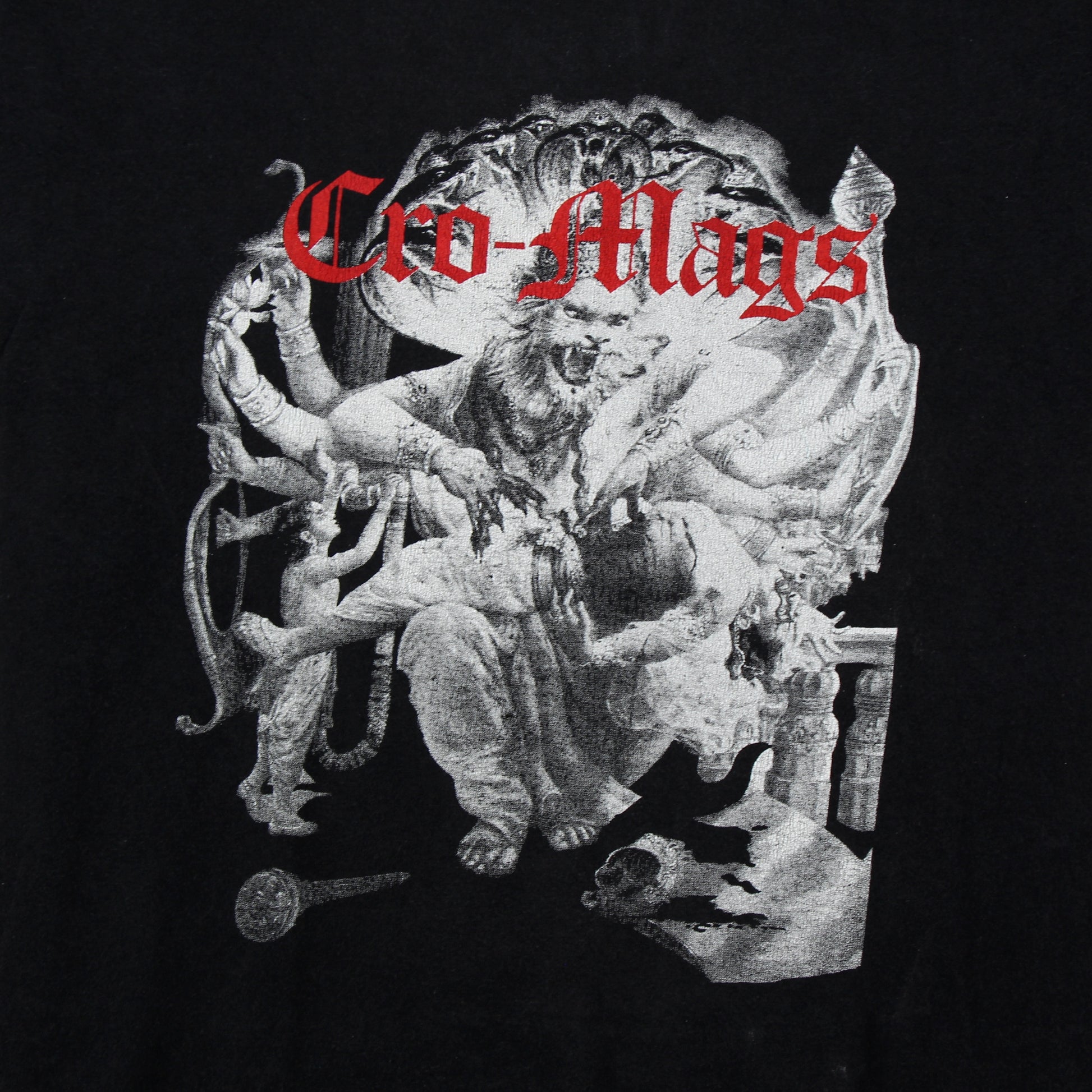 cro mags best wishes european tour 1991 vintage shirt l