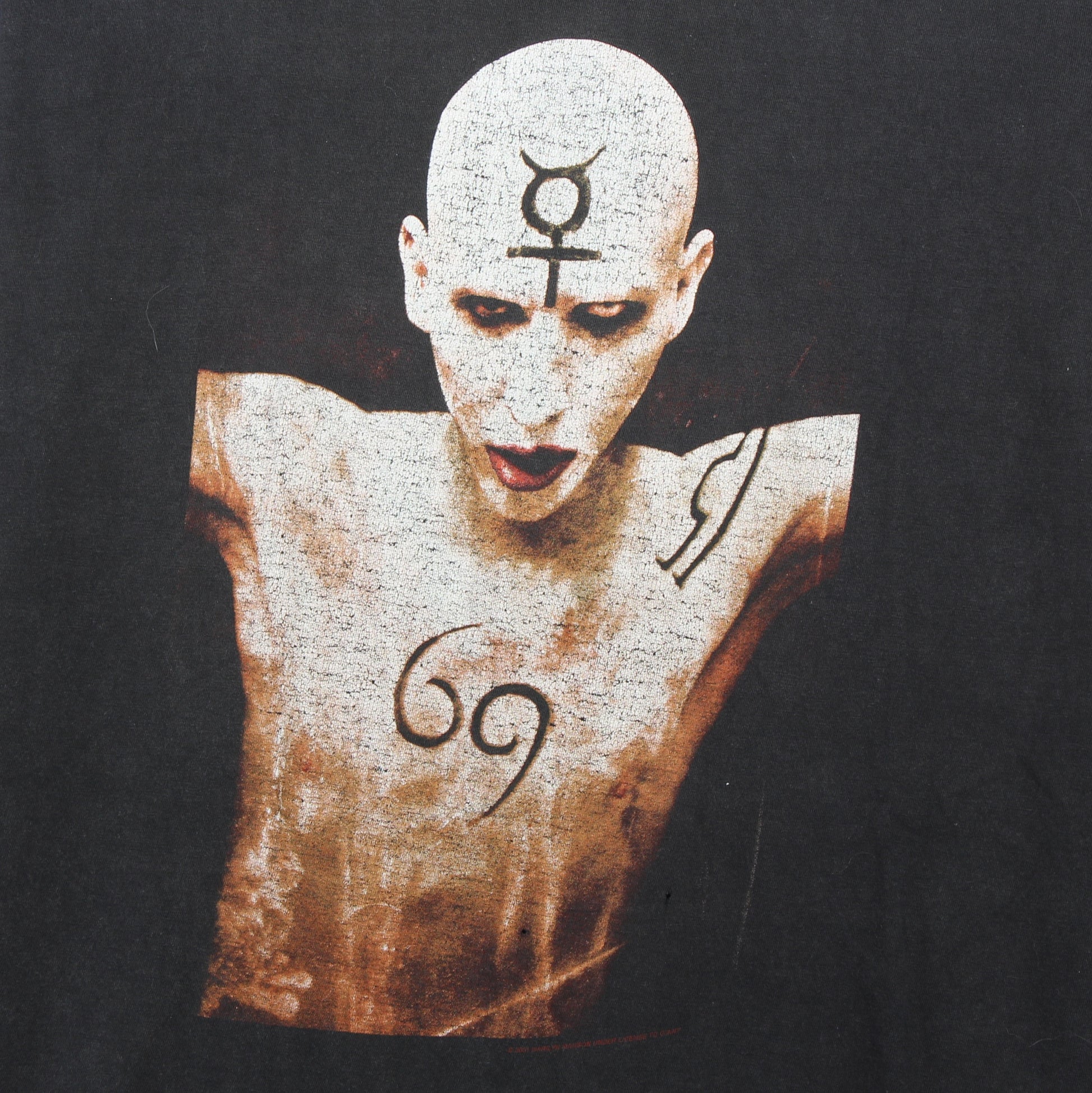 marilyn manson 2001 vintage shirt m