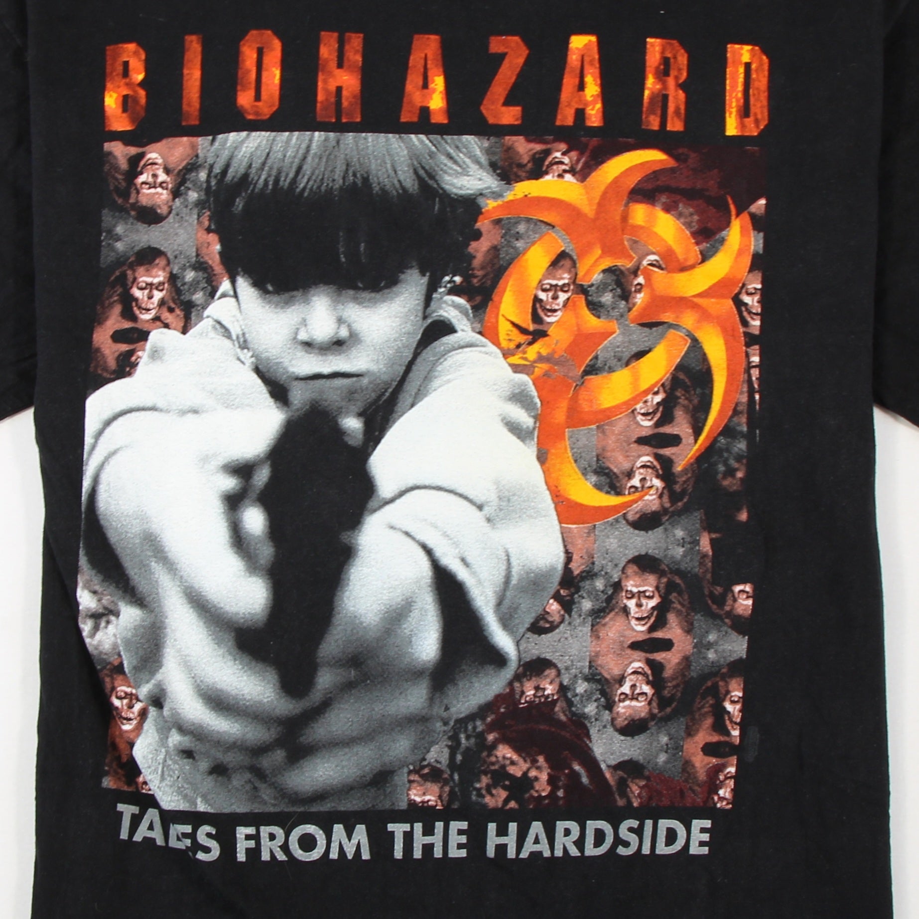 biohazard tales from the hardside 1994 vintage shirt xl