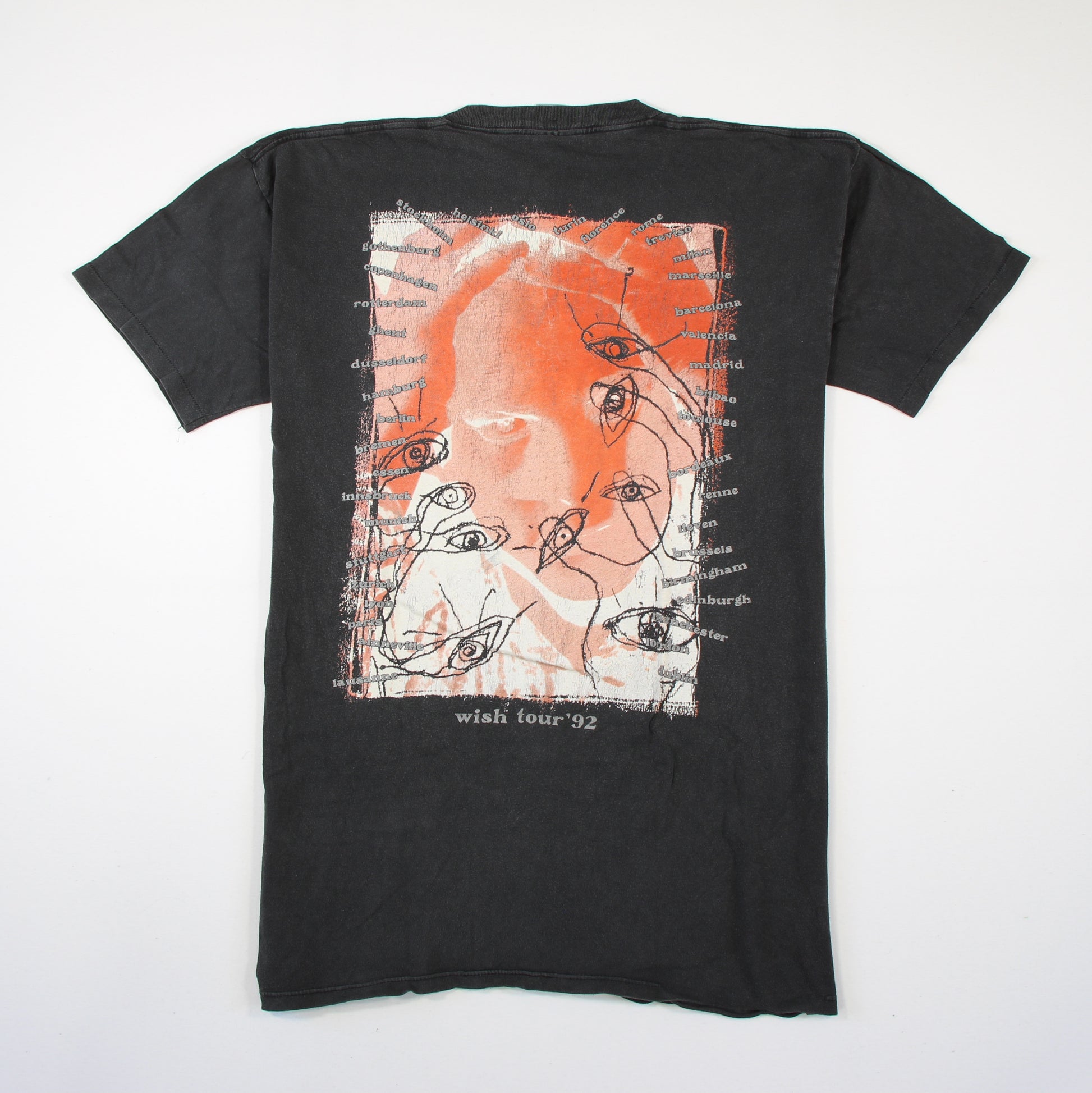 the cure wish 1992 vintage shirt xl