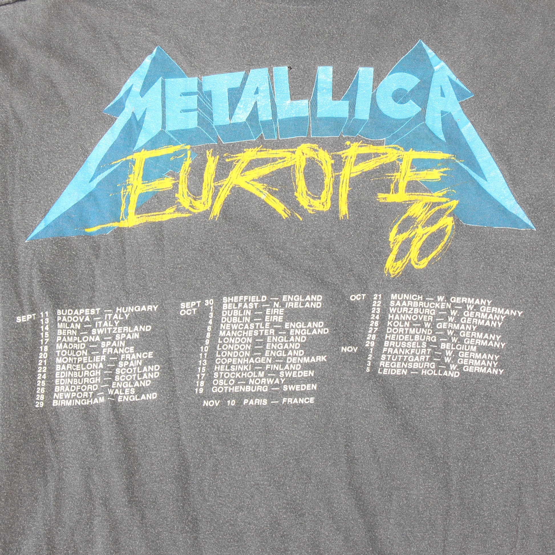 metallica and justice for all 1988 vintage shirt s