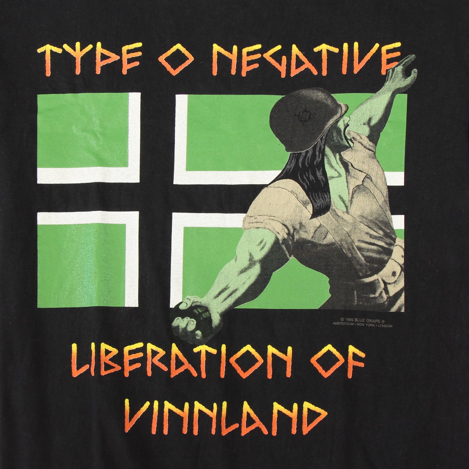 type o negative liberation of vinnland 1996 shirt xl