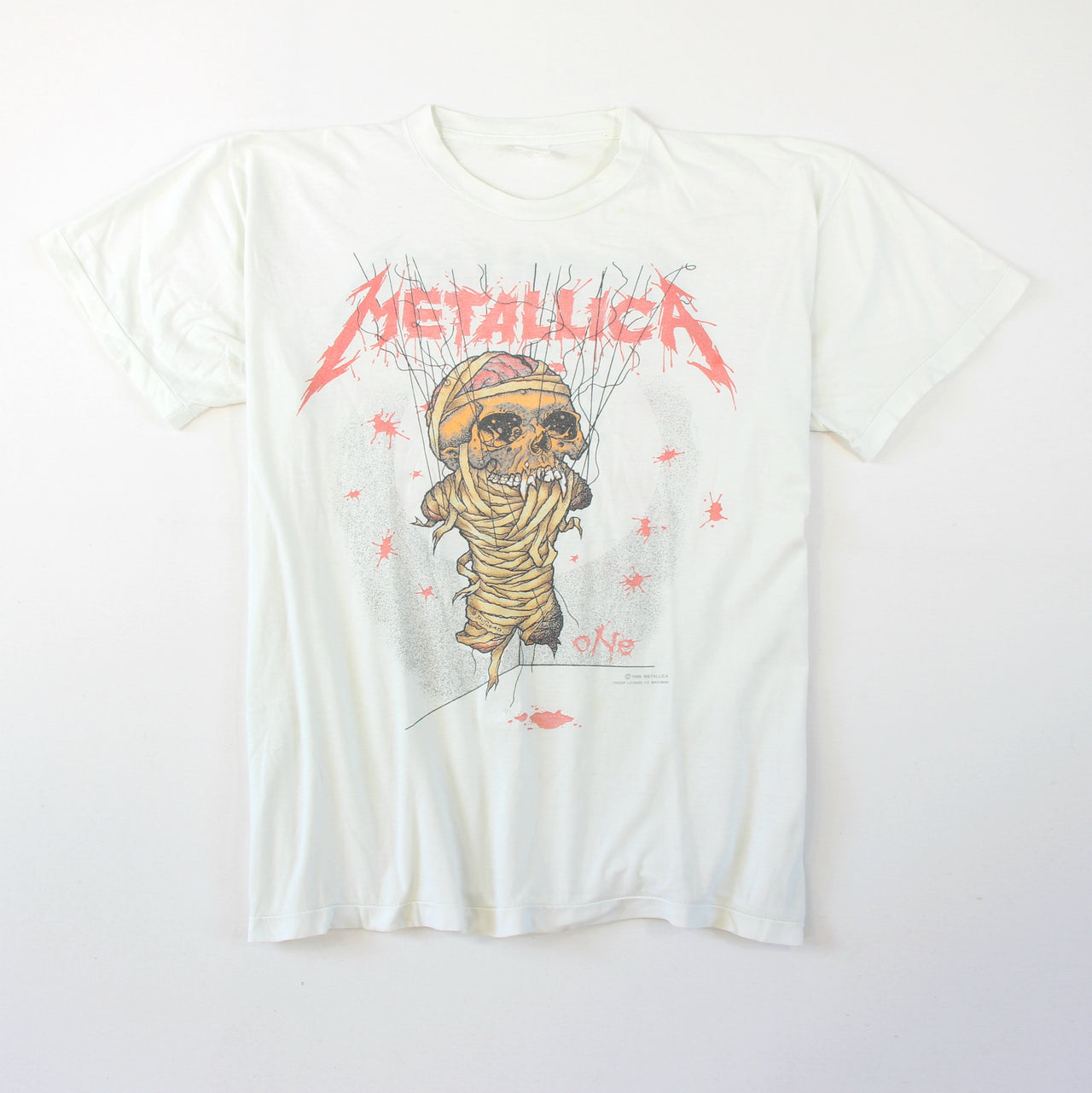 metallica one 1989 vintage shirt xl