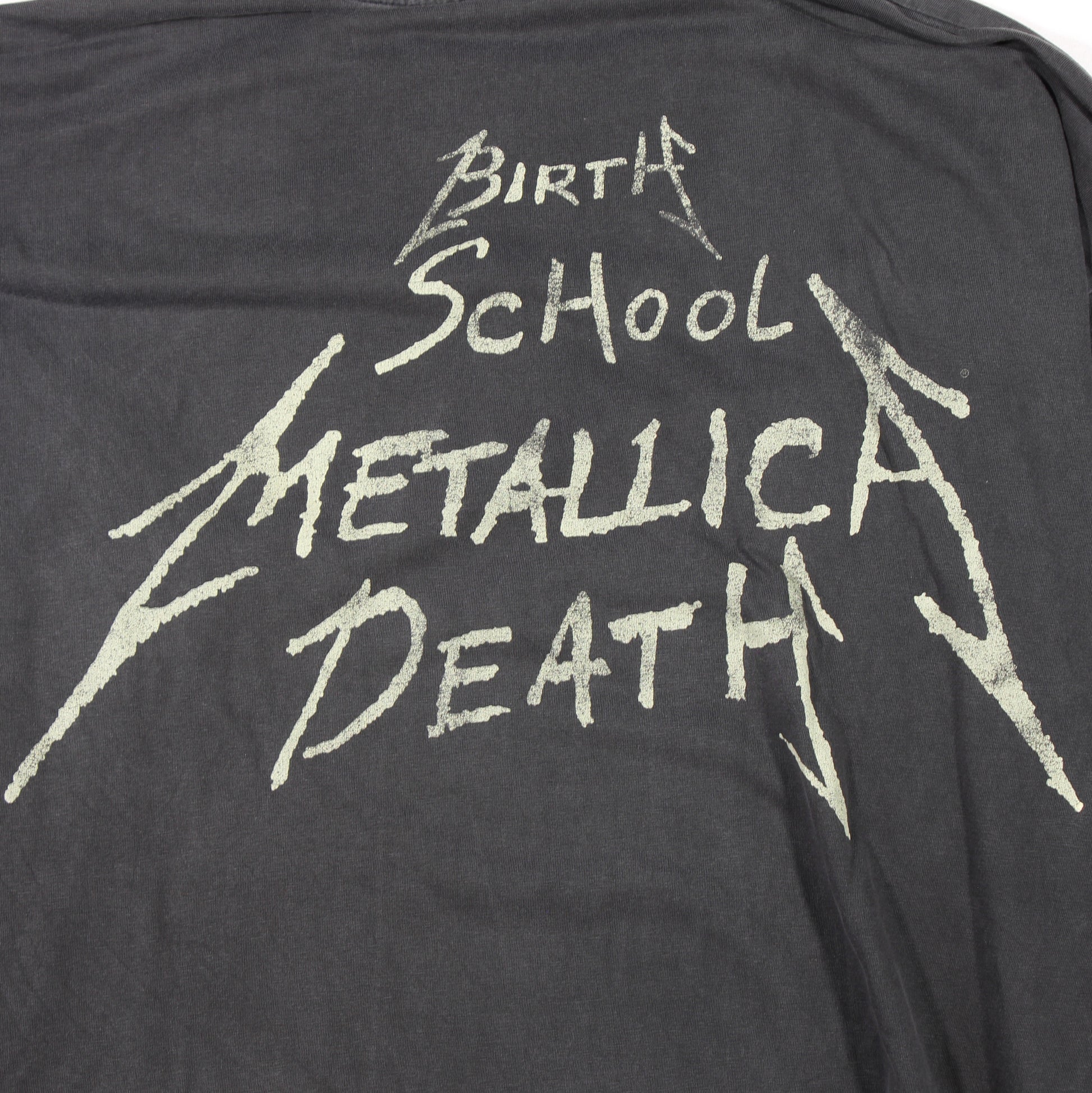 metallica birth school metallica death 1992 vintage longsleeve xl