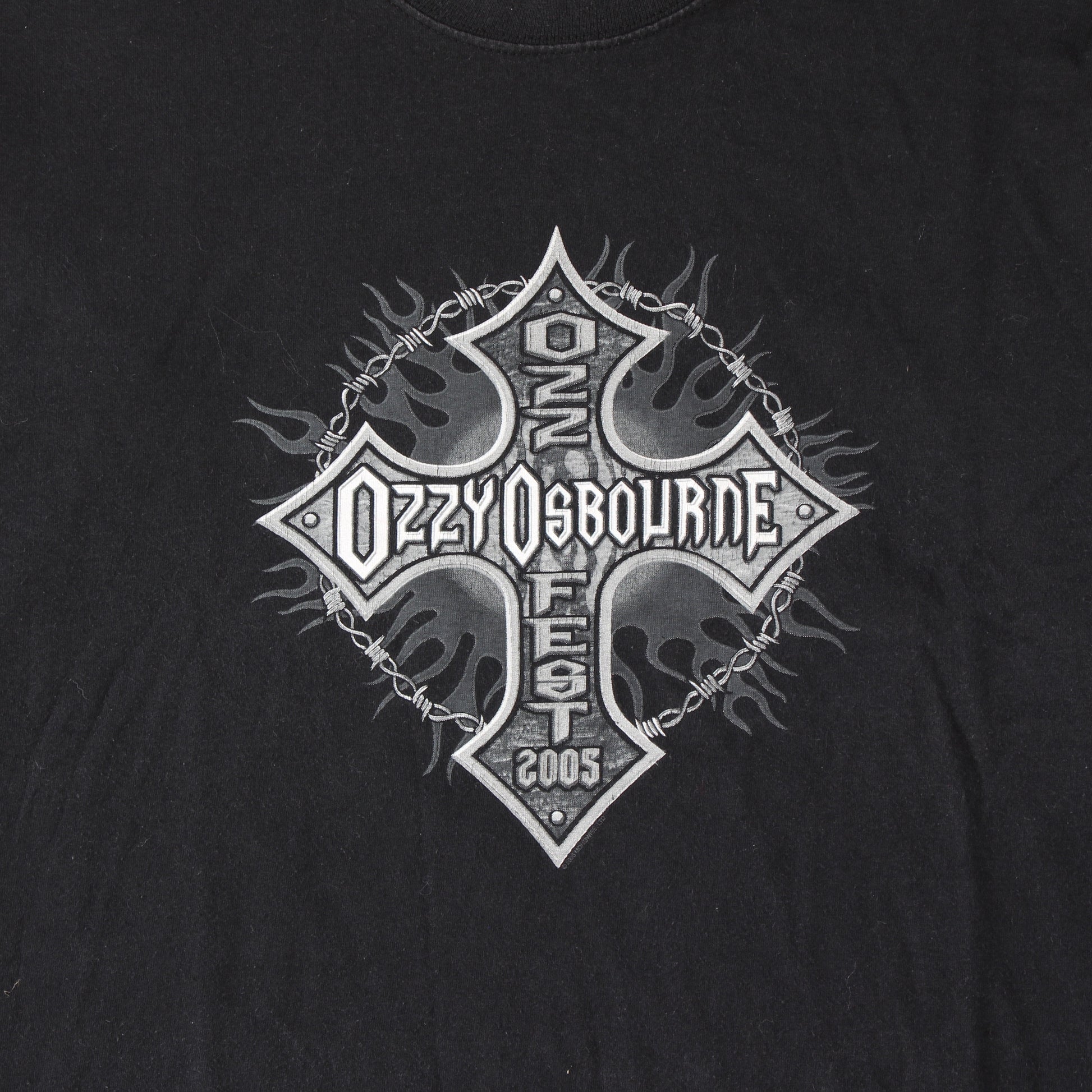 ozzy osbourne ozzfest 2005 vintage band longsleeve m