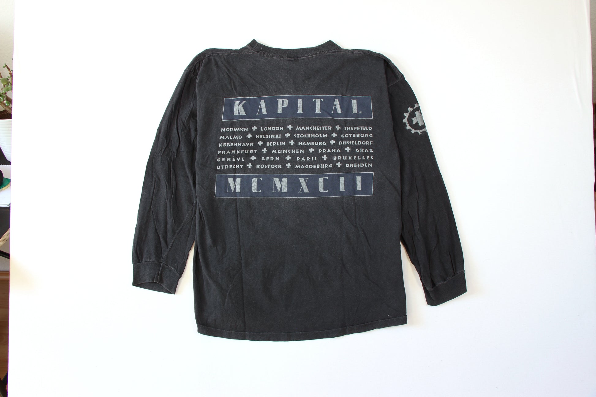 laibach kapital 1992 vintage band longsleeve xl