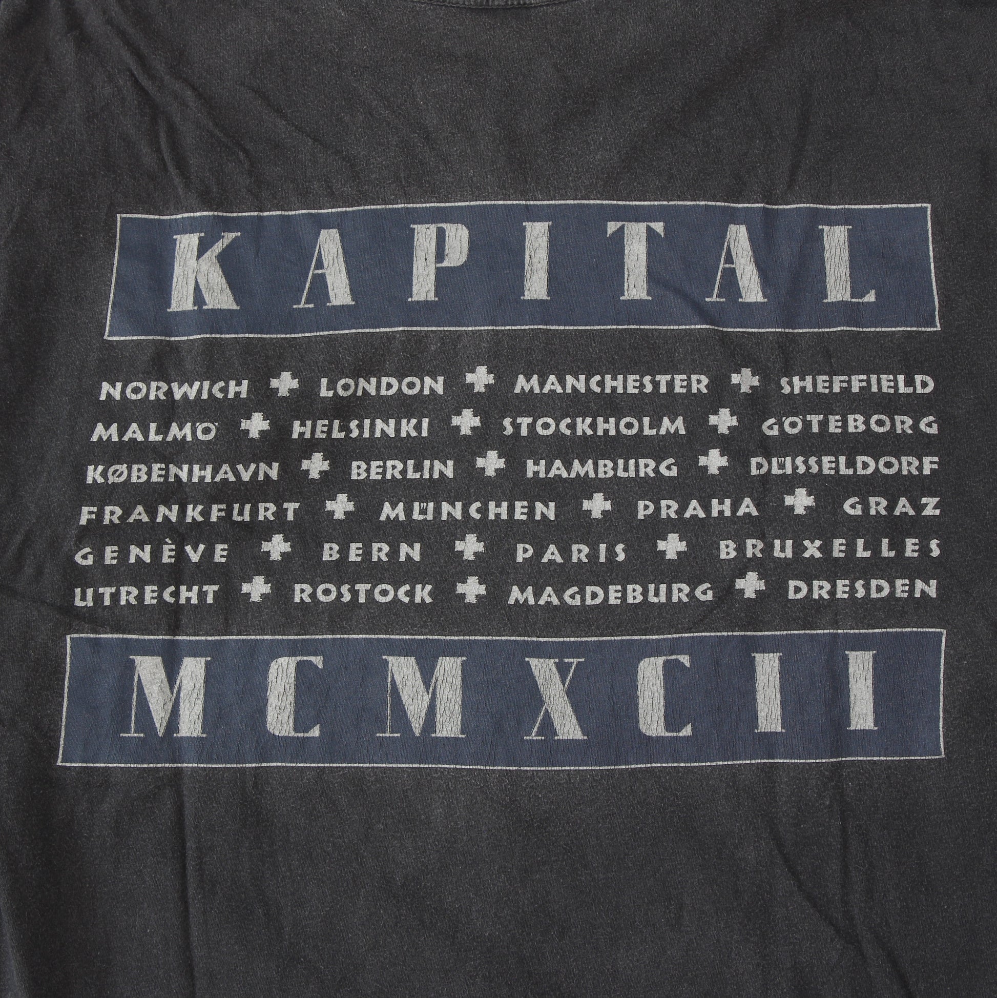 laibach kapital 1992 vintage band longsleeve xl