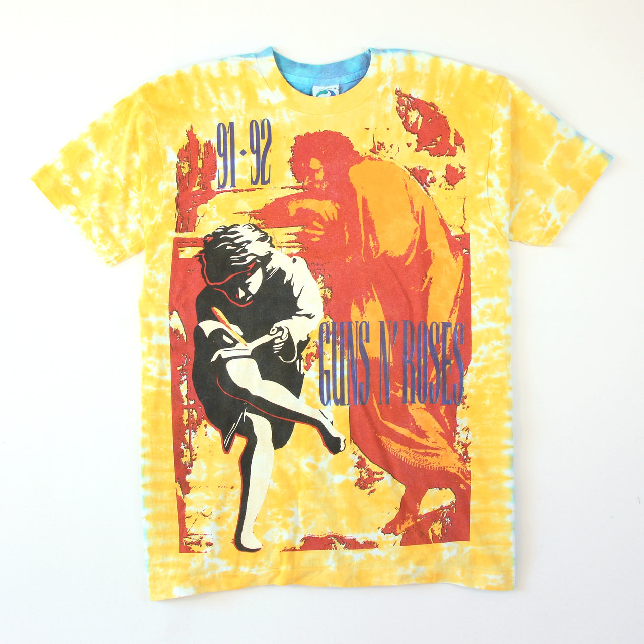 guns n roses use your illusion i ii 1992 vintage band shirt l