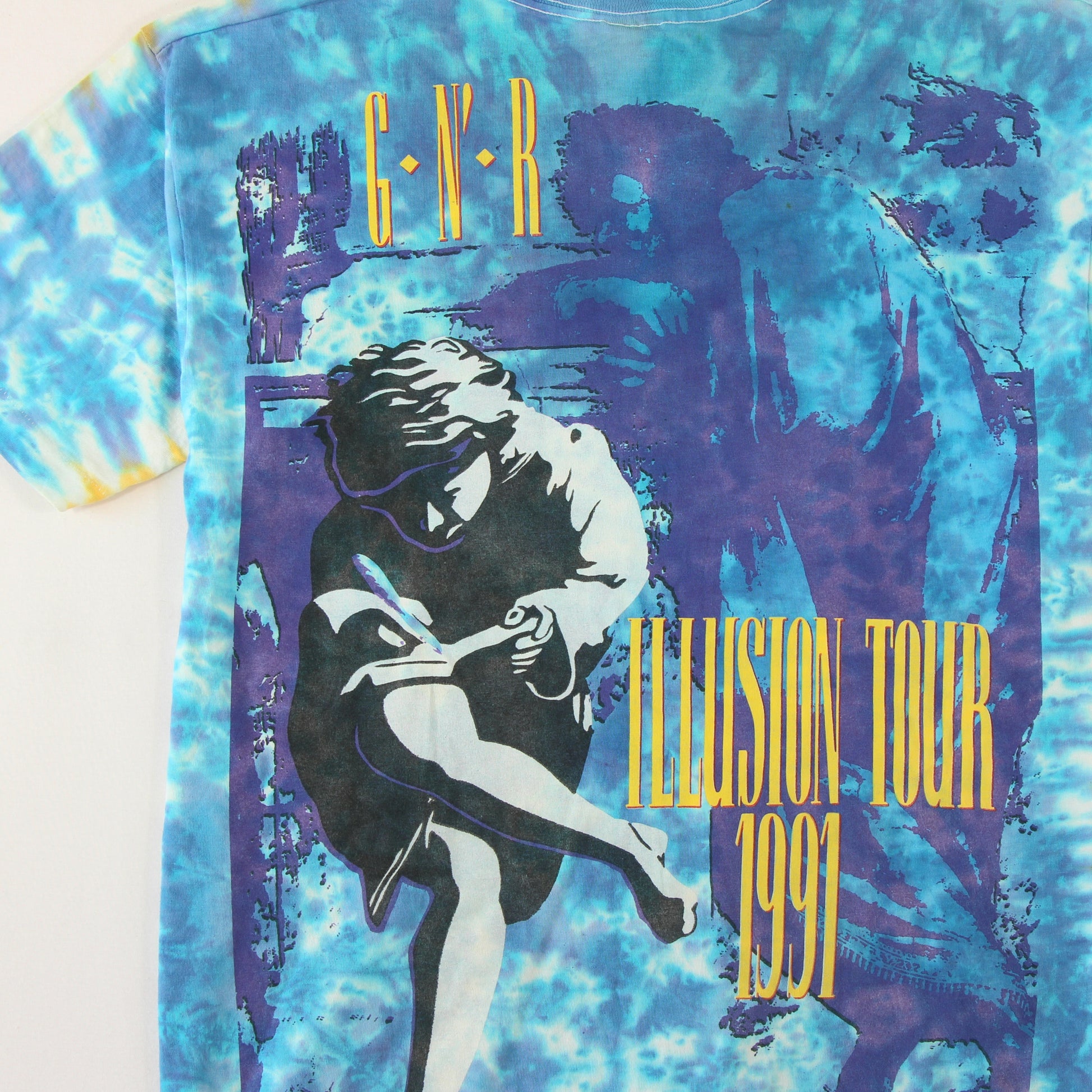 guns n roses use your illusion i ii 1992 vintage band shirt l