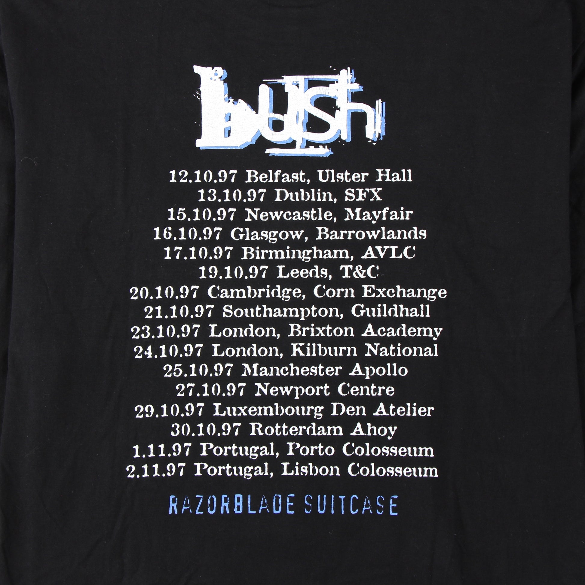 bush razorblade suitcase 1997 vintage band longsleeve l