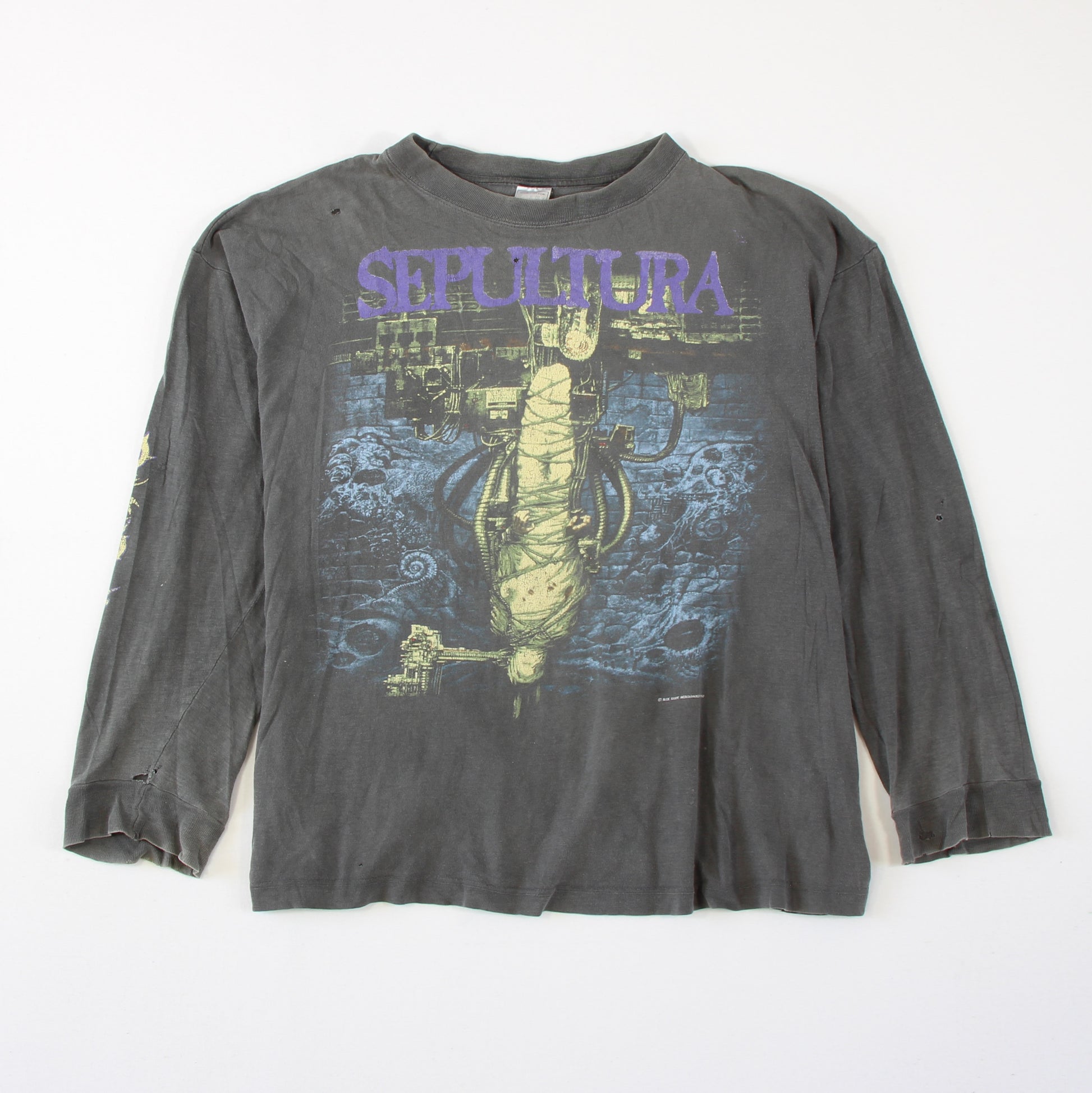 sepultura chaos a d 1993 vintage band longsleeve l