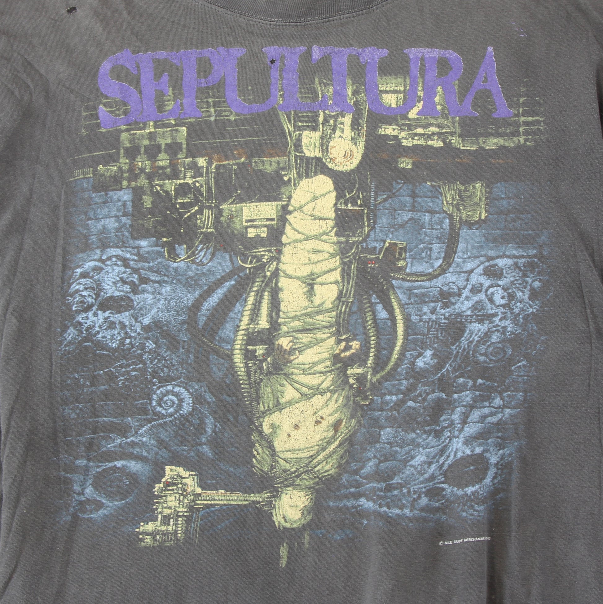 sepultura chaos a d 1993 vintage band longsleeve l