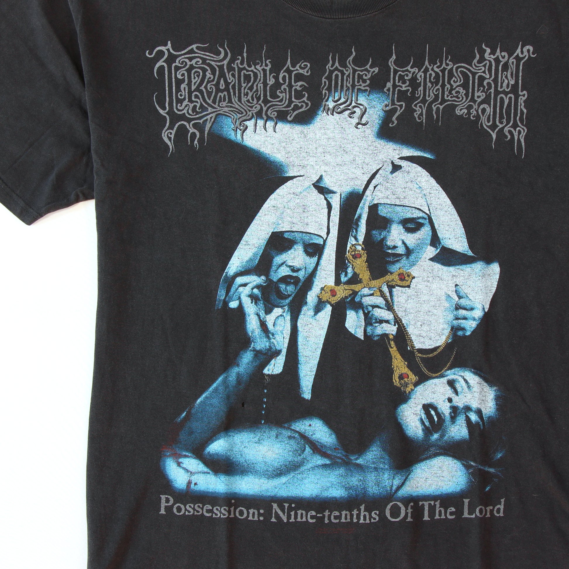 cradle of filth decadence is a virtue 1998 vintage band shirt xl