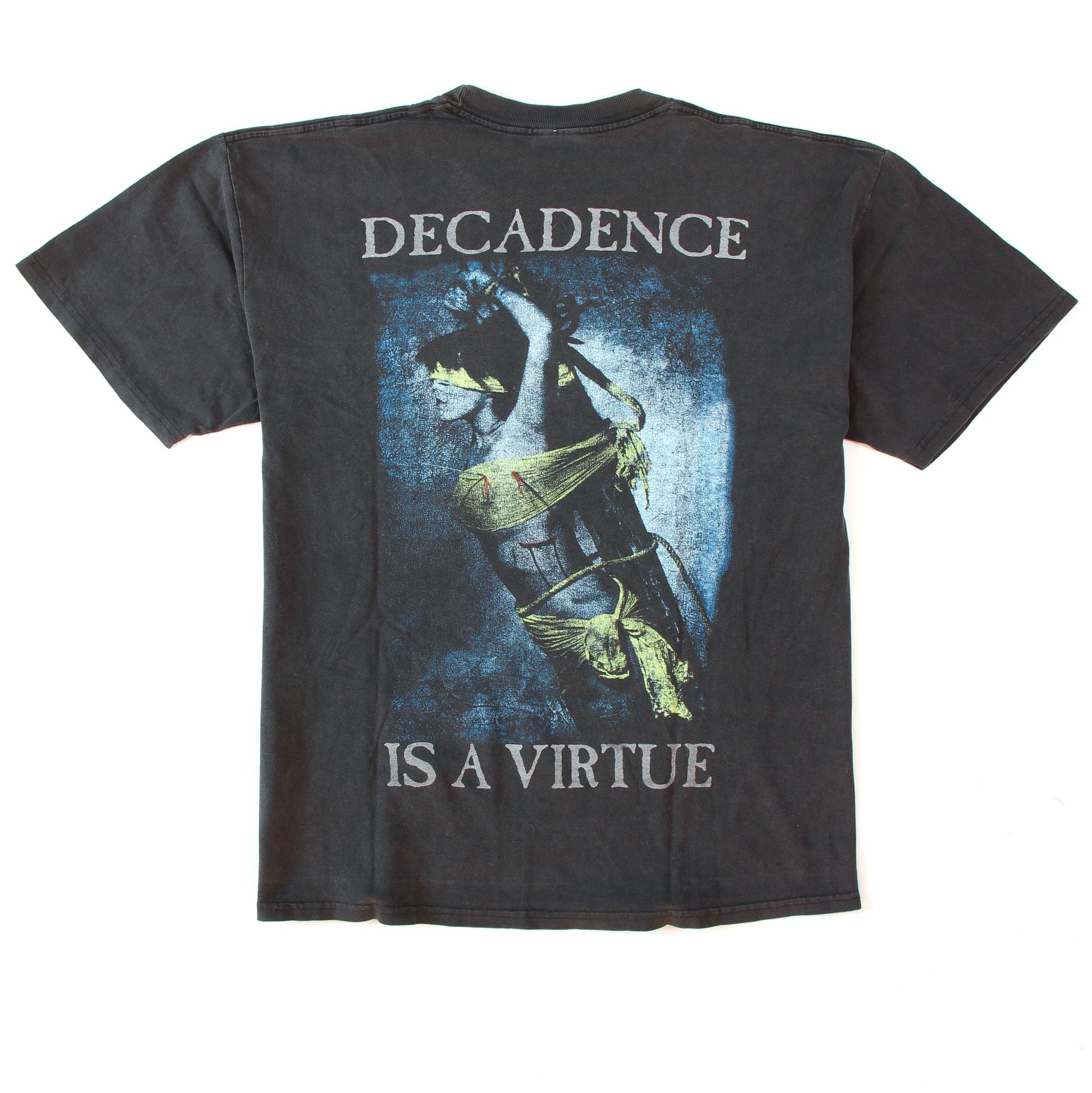 cradle of filth decadence is a virtue 1998 vintage band shirt xl