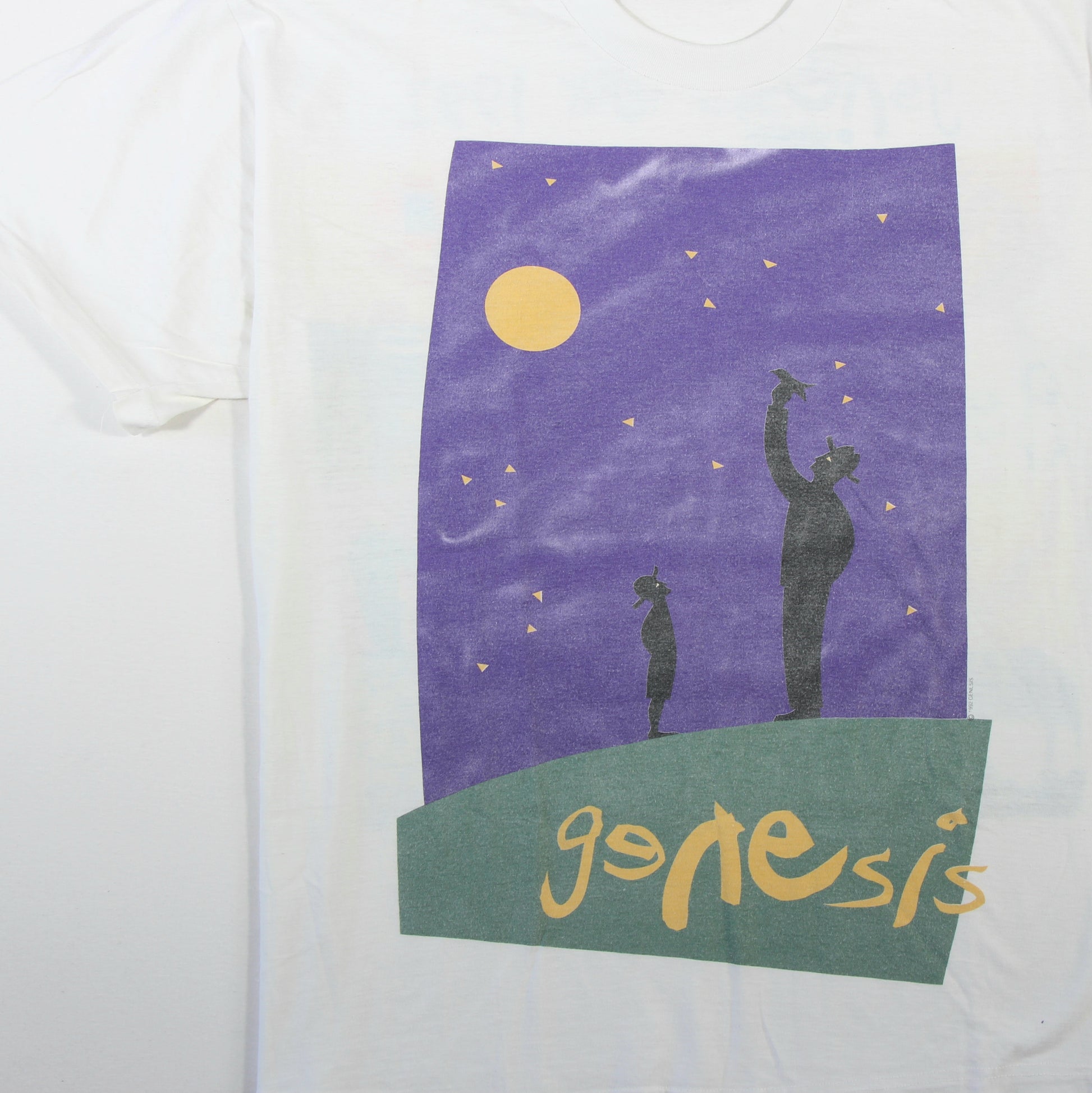 genesis we cant dance 1992 vintage band shirt l