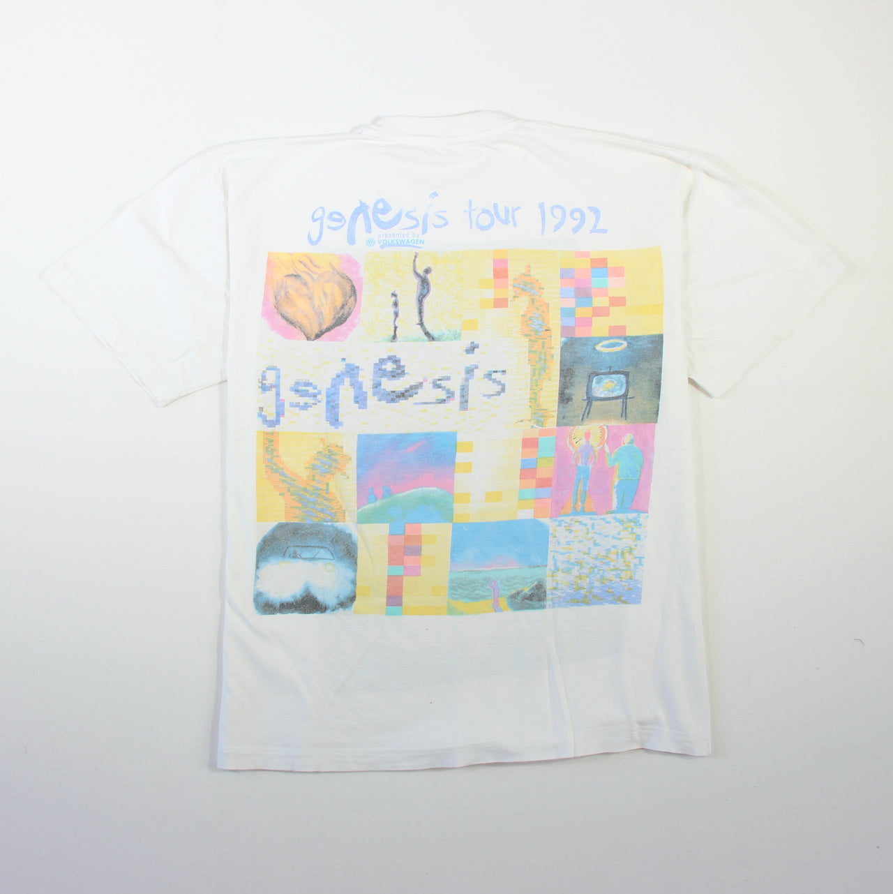 genesis we cant dance 1992 vintage band shirt l