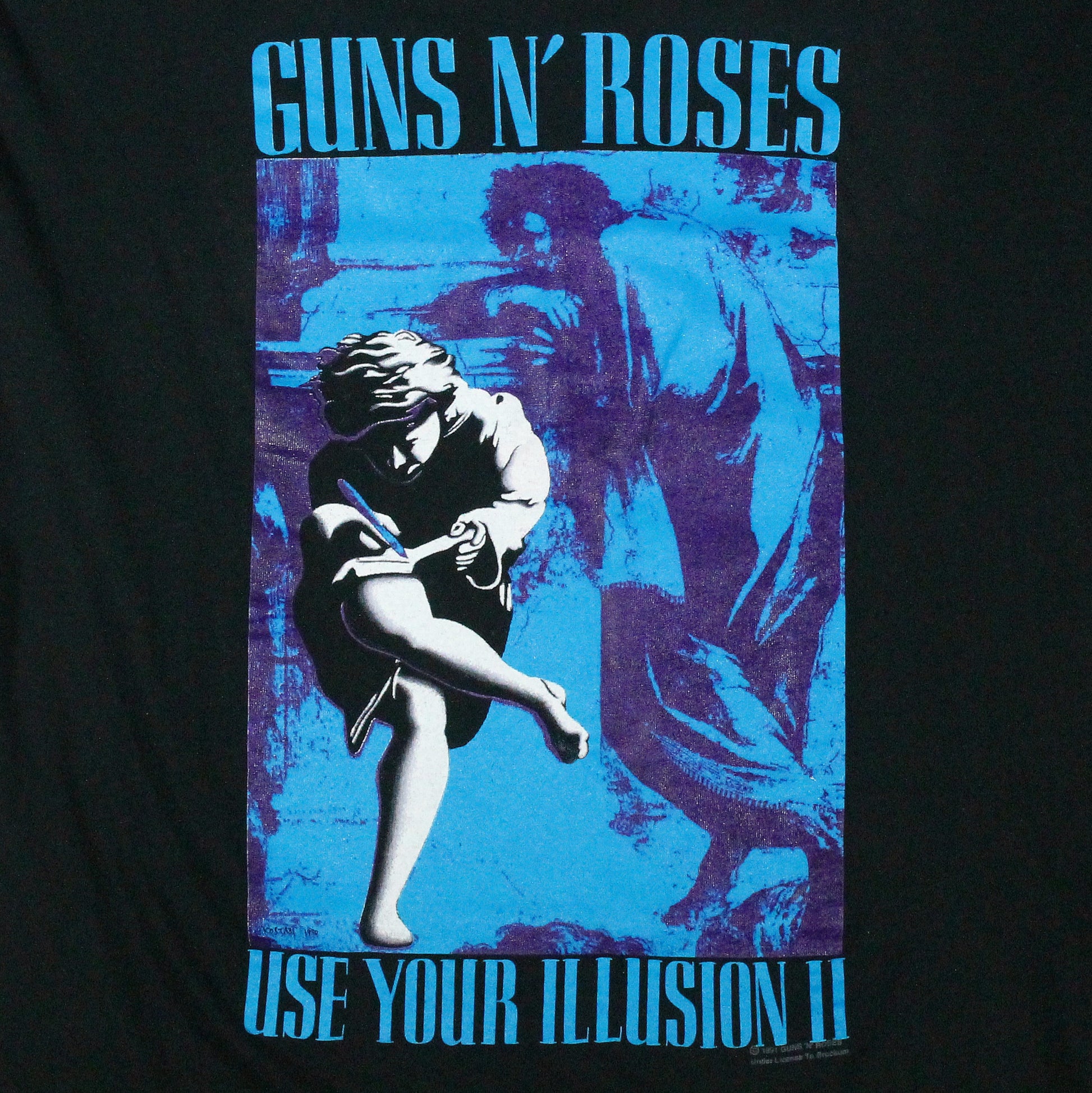 guns n roses use your illusion ii 1991 shirt xl