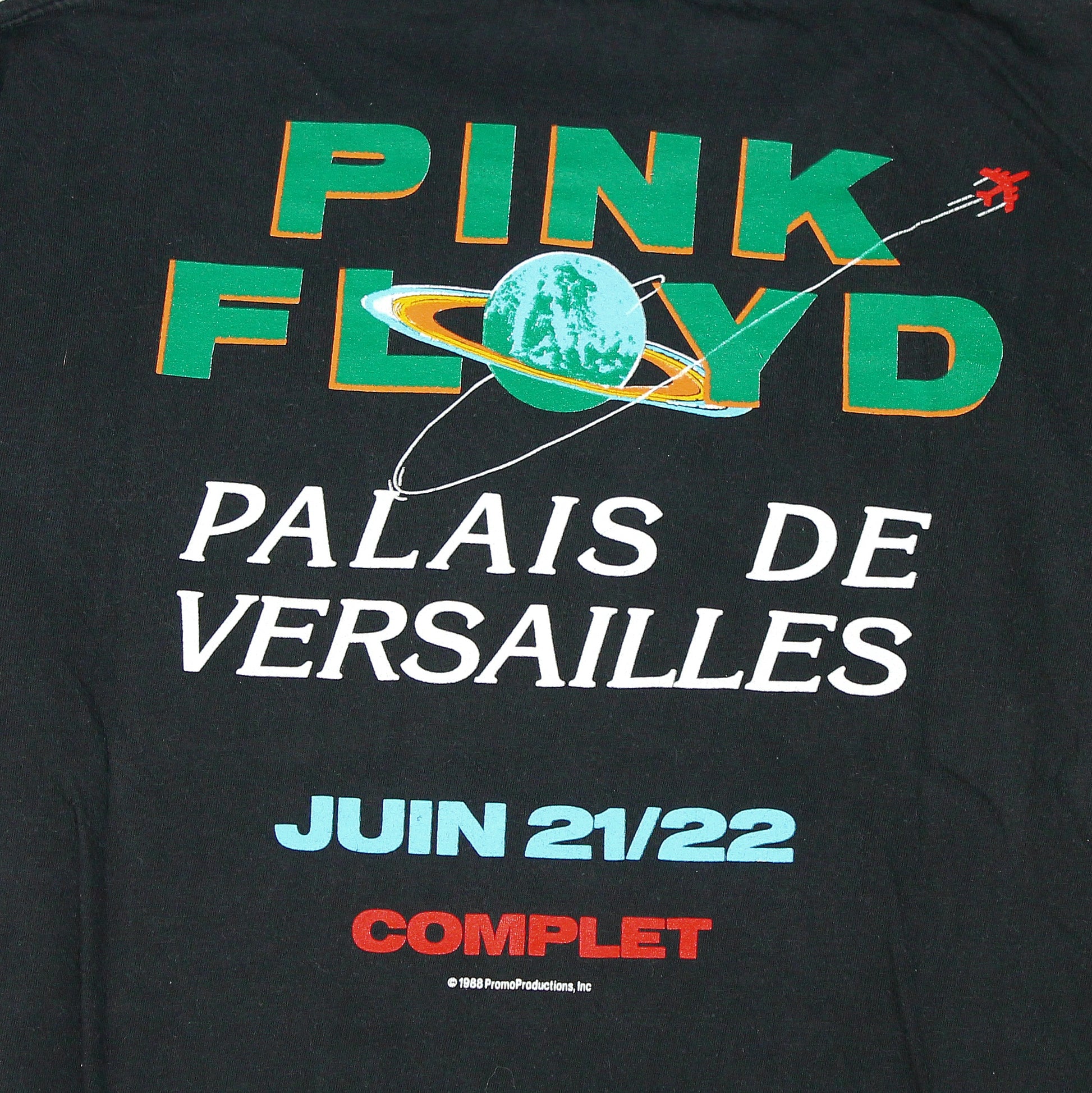 pink floyd palais de versailles 1988 shirt l