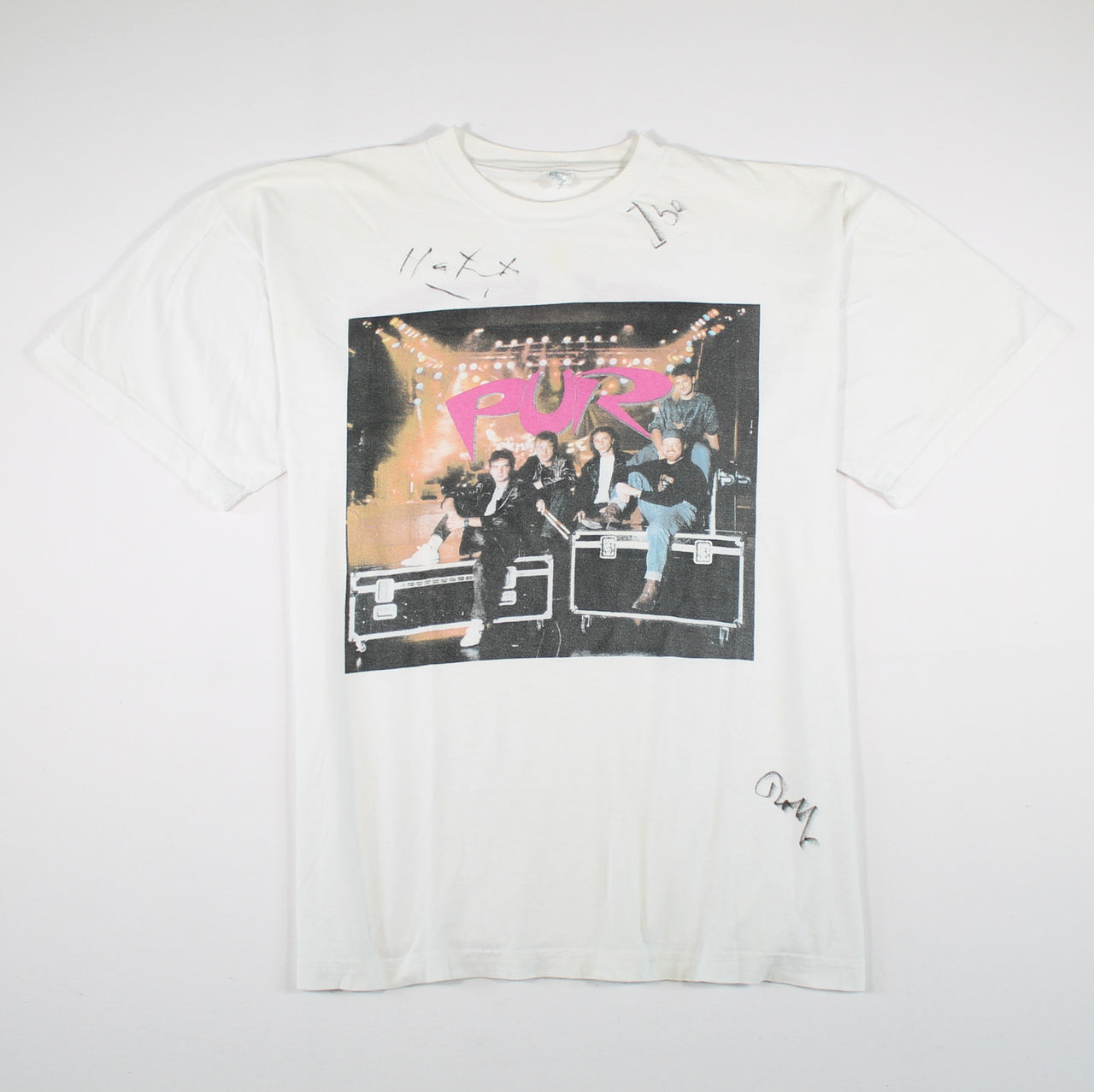 pur pur auf tour autograph 1990s shirt xl