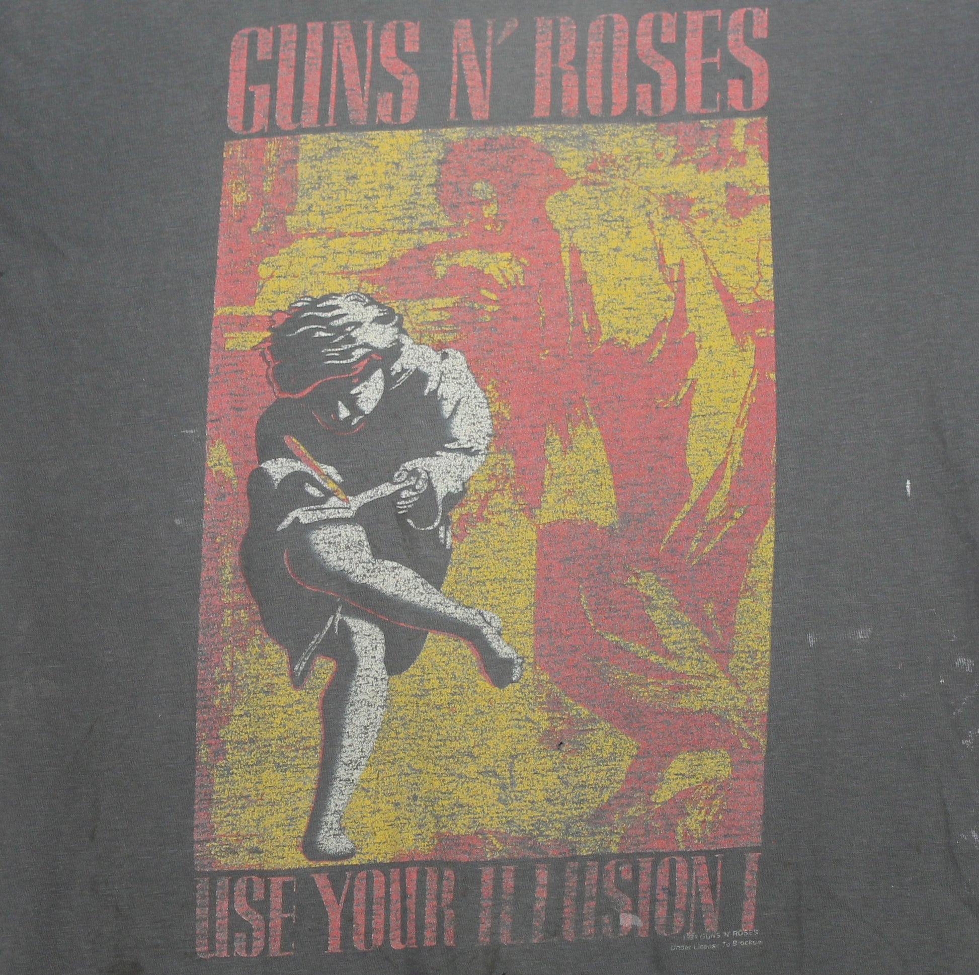 guns n roses use your illusion i 1991 shirt xl