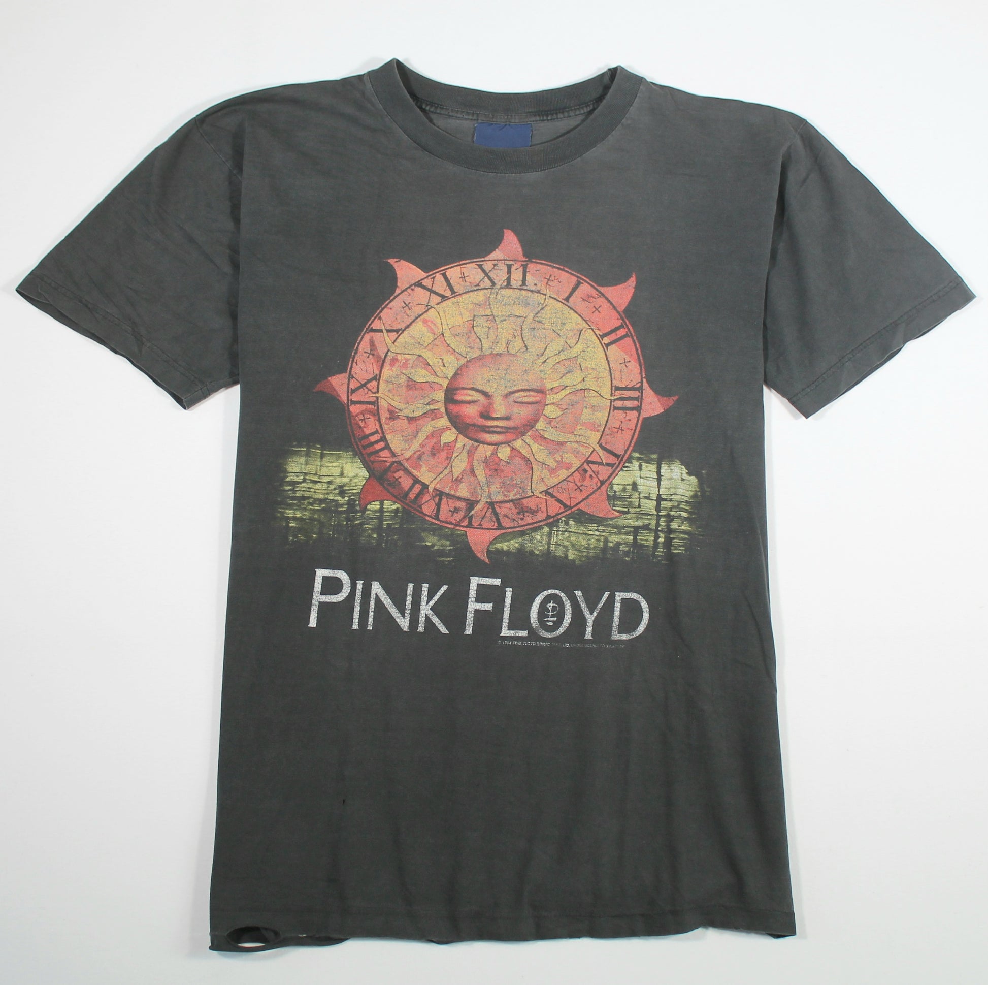 pink floyd sun dial european tour 1994 shirt l