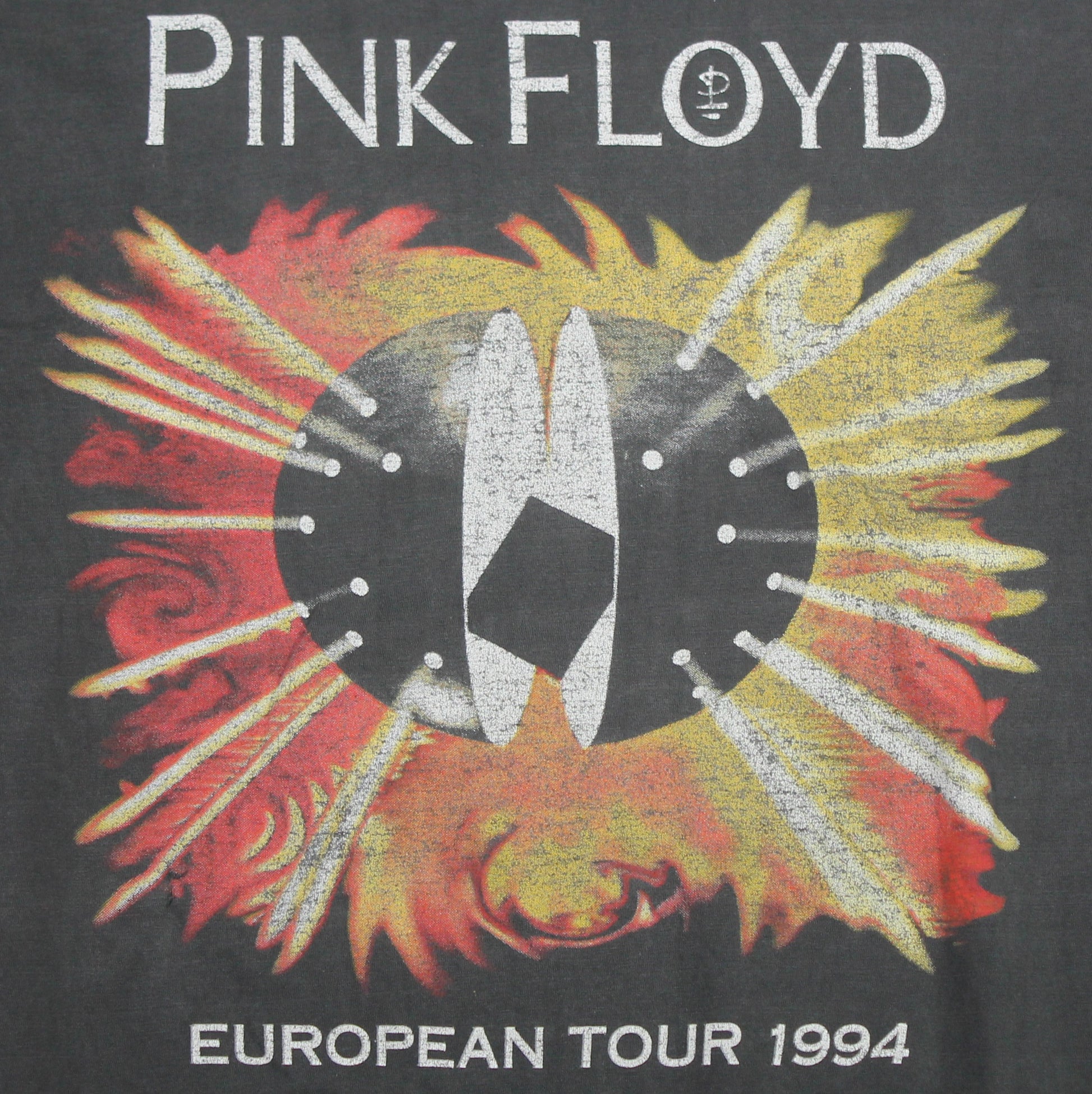 pink floyd sun dial european tour 1994 shirt l