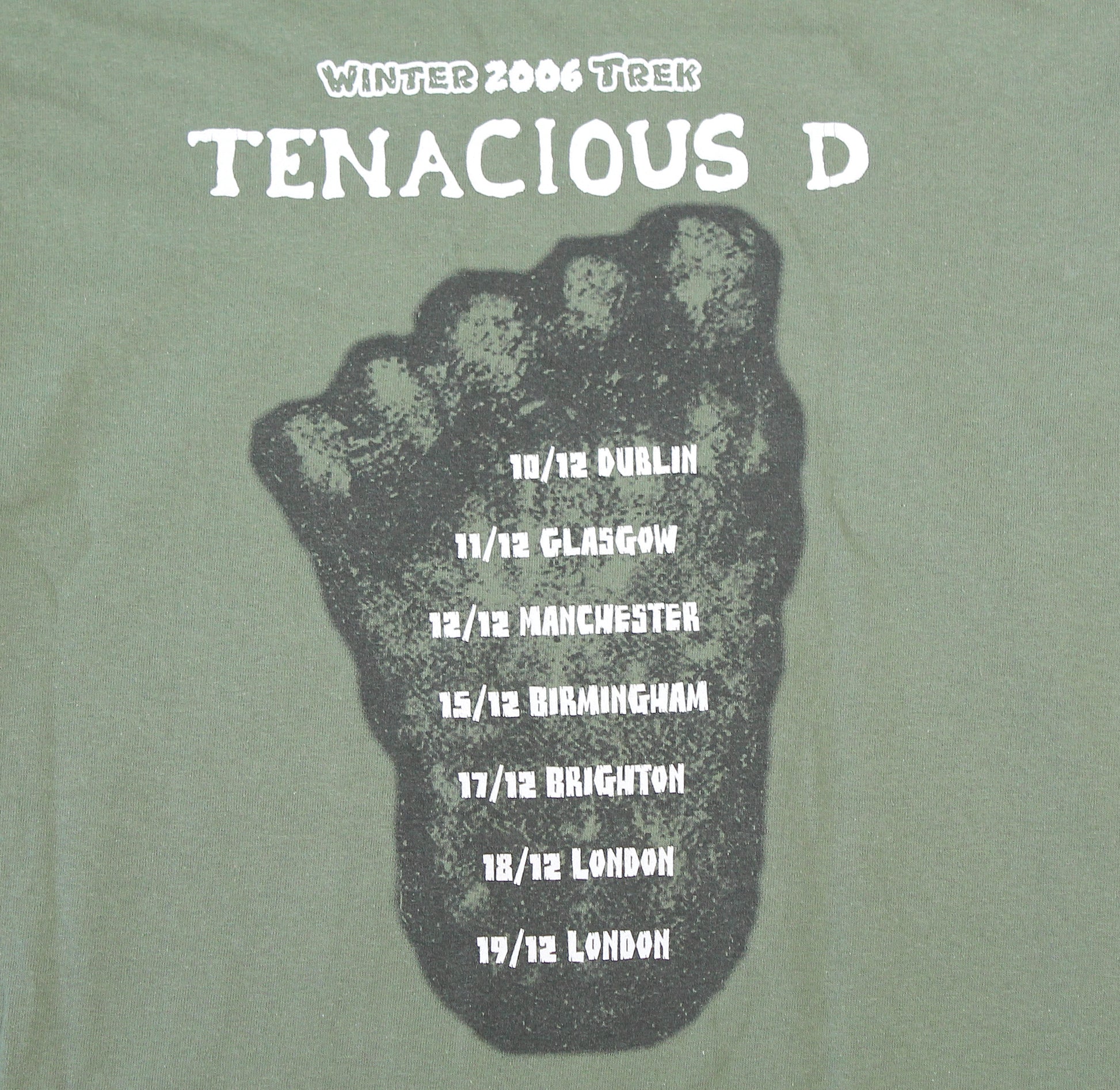 tenacious d he is real 2006 shirt l