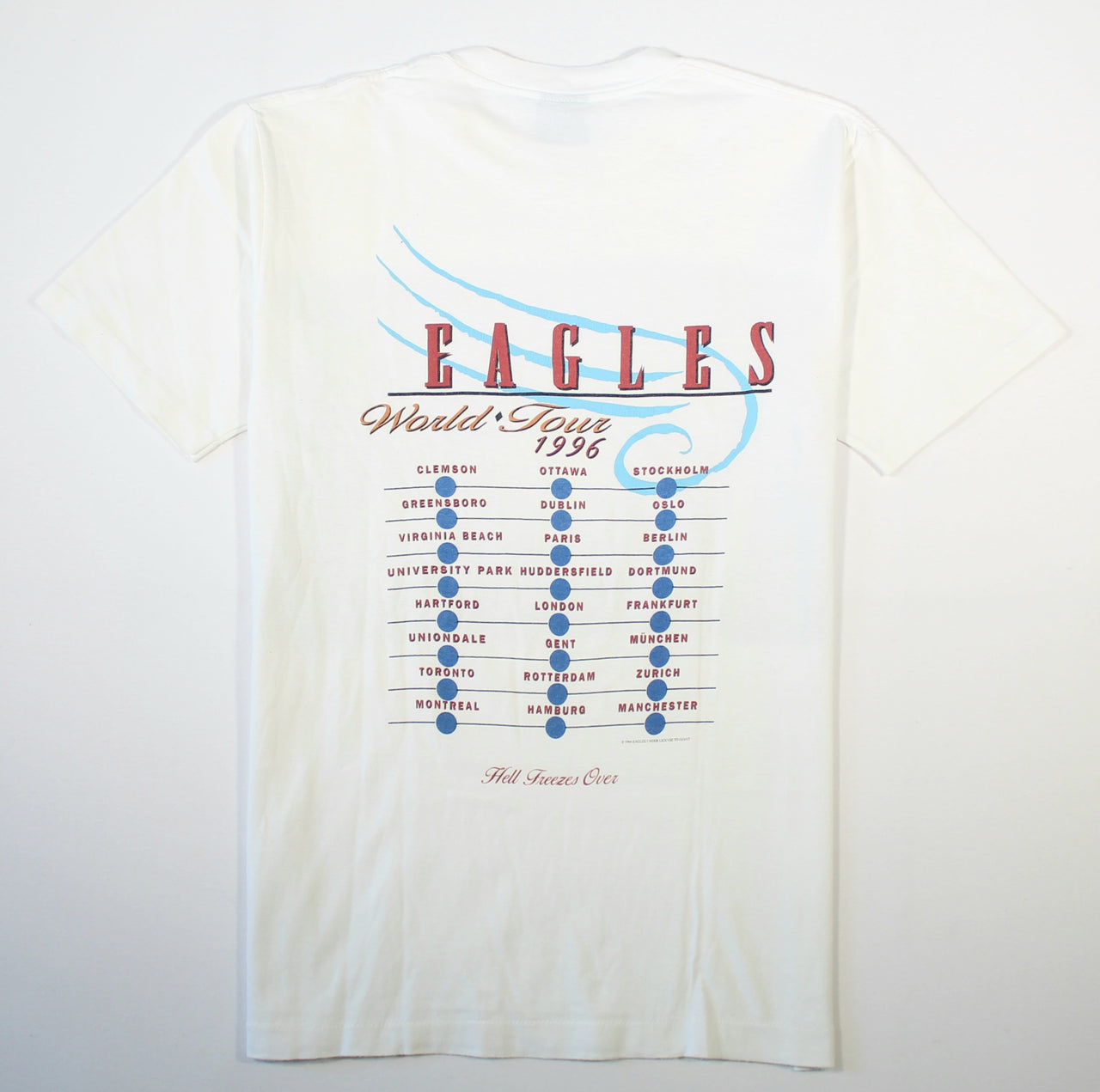 the eagles hell freezes over world tour 1994 shirt l