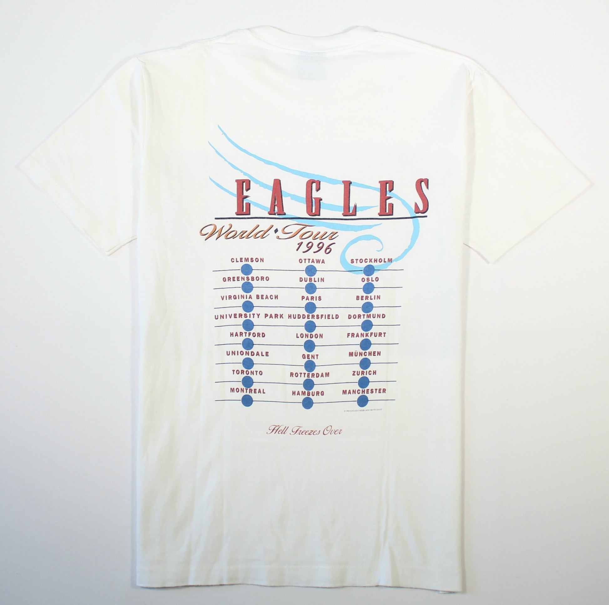 the eagles hell freezes over world tour 1994 shirt l