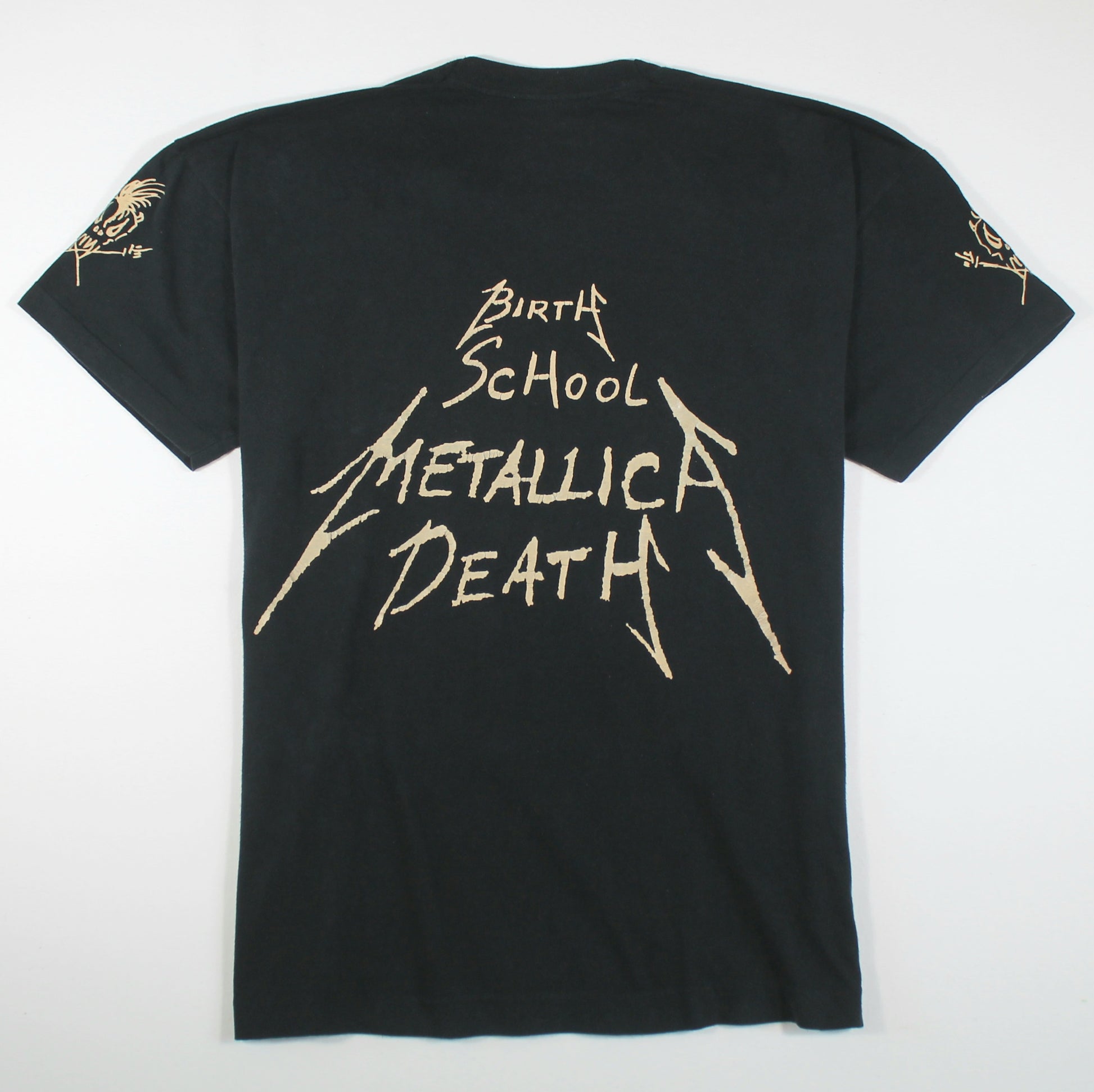 metallica birth school metallica death 1992 shirt l