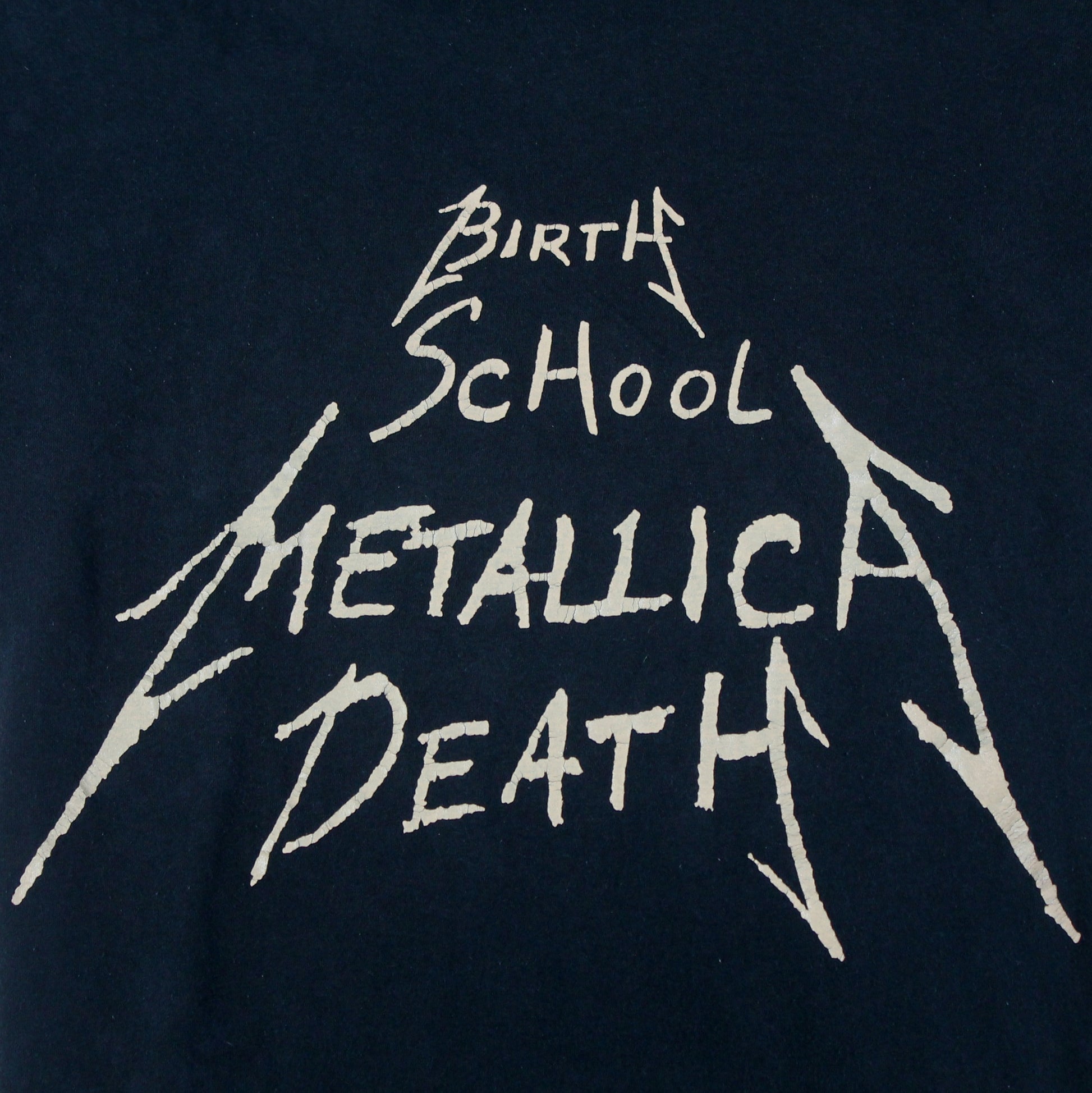 metallica birth school metallica death 1992 shirt l